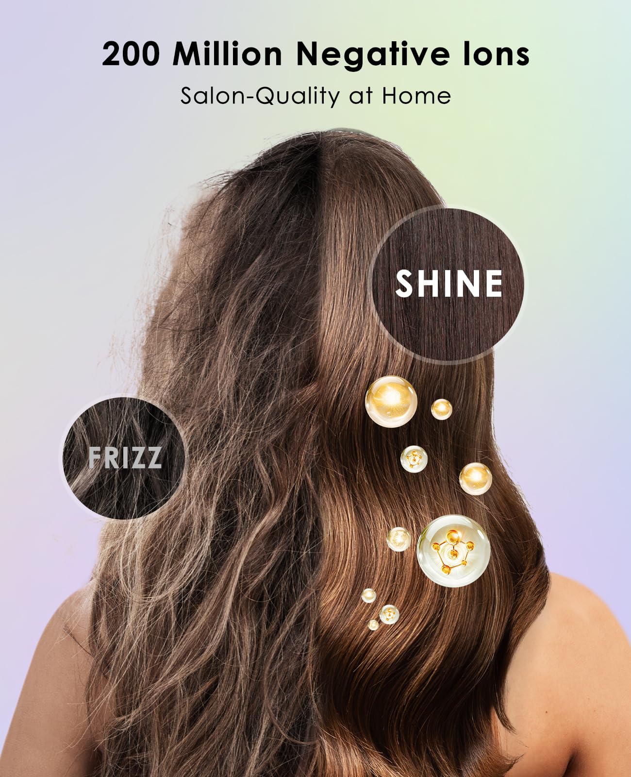 OSOU Hair Dryer with Diffuser for Curly Hair, Negative Ionic Hairdryer, High-Speed Blow Dryer with 110, 000 RPM Brushless Motor, Fast Drying Lightweight Travel Hairdryer, Low Noise Quiet Hair Dryers