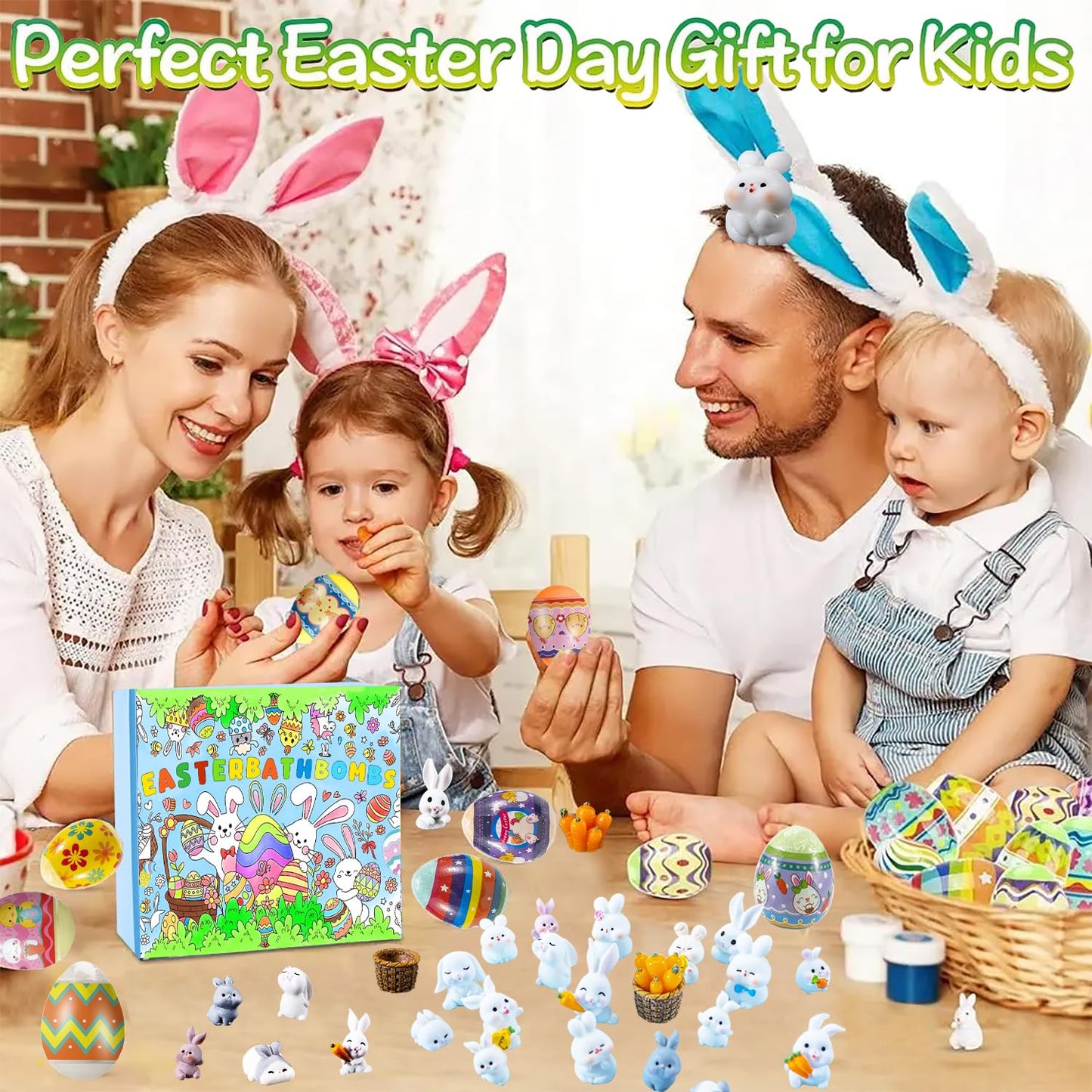 20pcs Bath Bomb Gift Set, Natural Organic Mini Bath Bombs, Handmade, Best Birthday Gift for Easter Bath Balls, Easter Basket Filler Bath Balls Best Birthday Gift