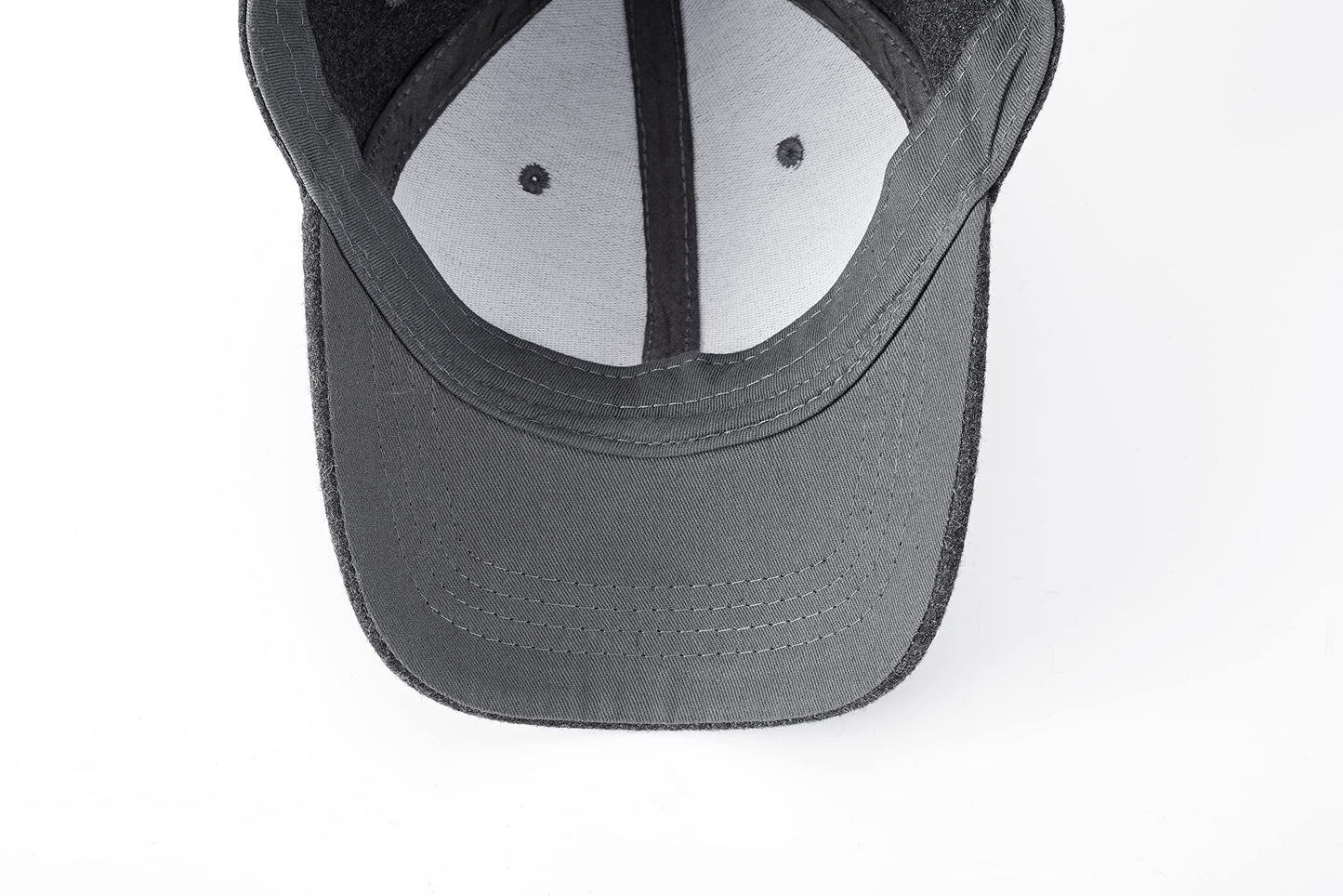 Woolen Baseball Cap Hat Soft-Structured Winter Ball Cap Adjustable Warm Hat Winter Cold Resistant Hat (Dark Grey)