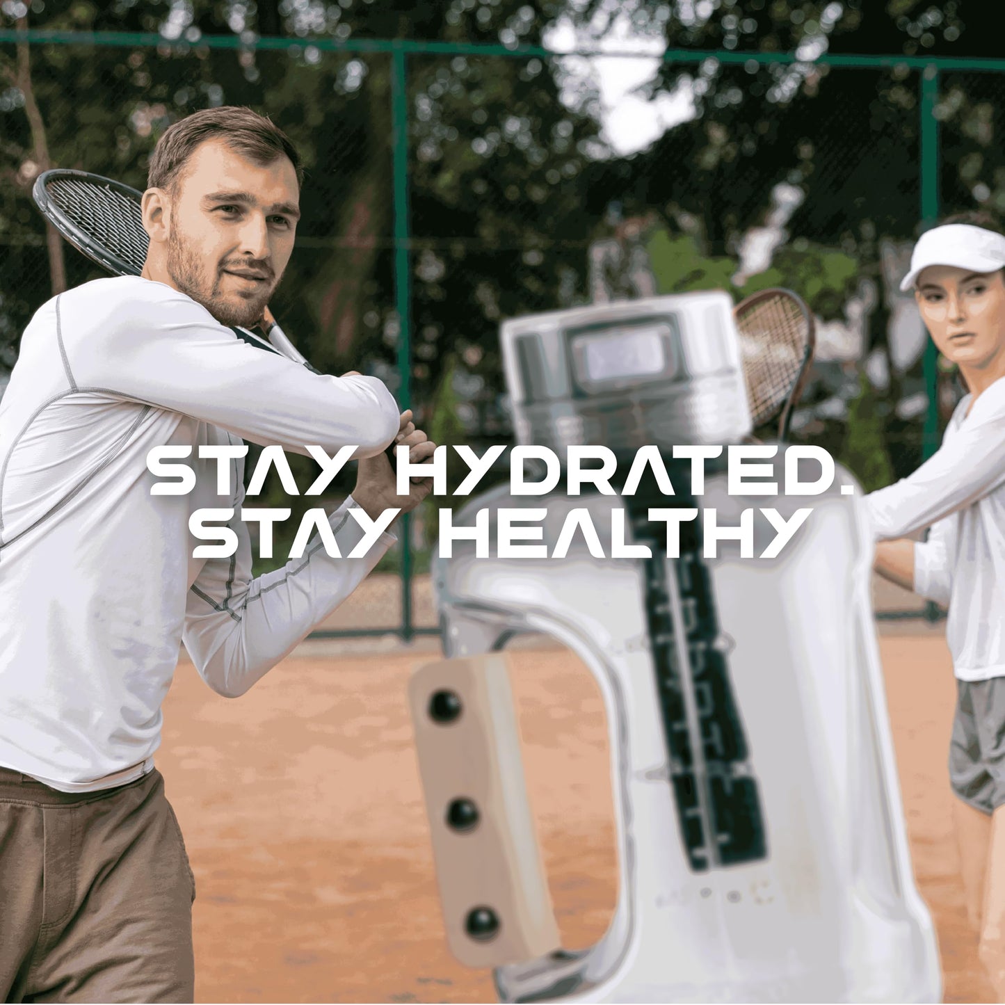 BRÜUN Big Hydrogen Water Bottle Generator 50 Oz. / 1.5L High-Capacity | A Grey Colored Portable Health Boosting Water Ionizer Generator Machine with SPE PEM Technology