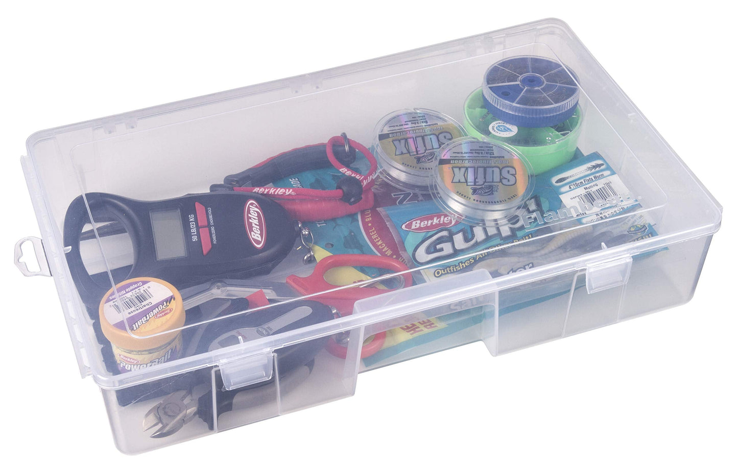 Flambeau Outdoors 7000R Tuff Tainer, Fishing Tackle Tray Box, Double Deep, Bulk Core