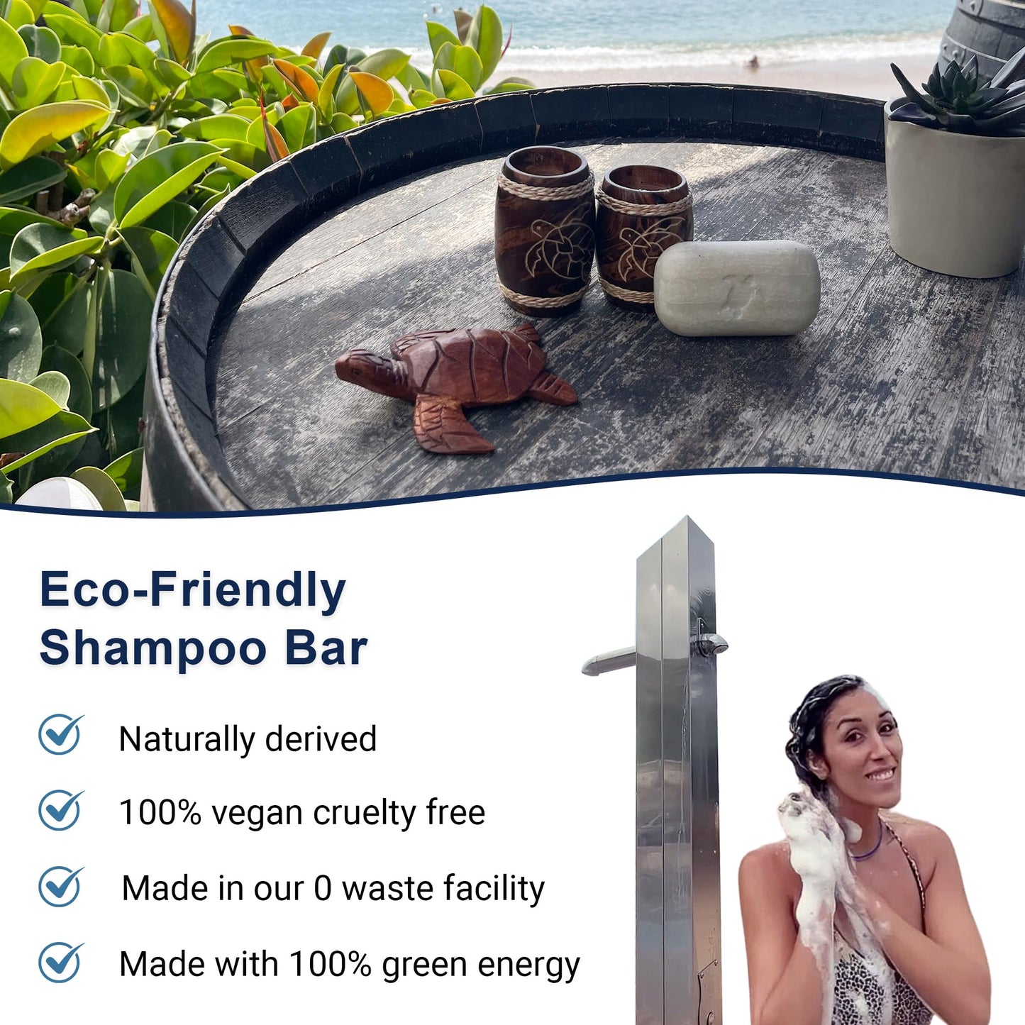 Pacific Spirit Bar Shampoo for normal hair with Coconut Oil & Raspberry, Rich foam, Sulfate-Free, Soap-Free, Zero Waste, Vegan, Eco-Friendly, 3.53 Oz