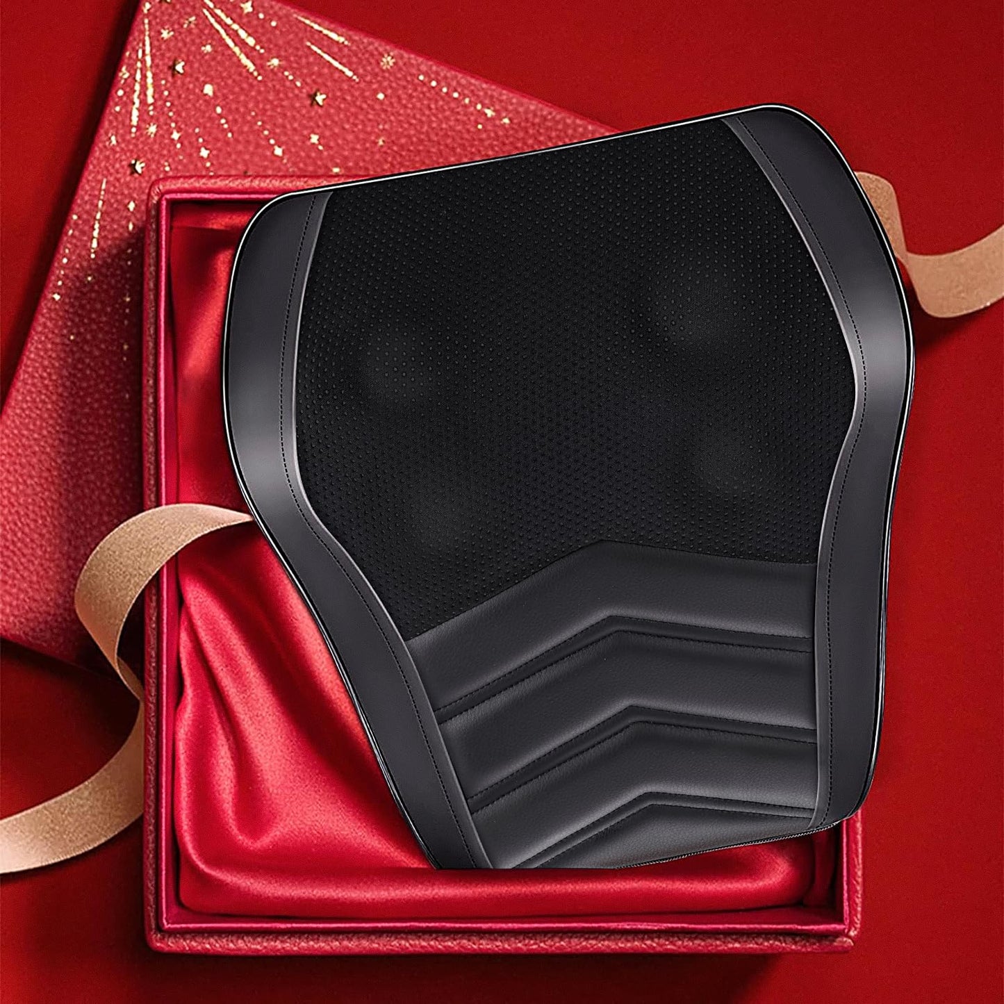 Shiatsu Neck Massager with Heat, 3D Kneading Back Massage Pillow for Pain Relief, Massagers for Neck and Back, Shoulder, Leg, Gifts for Men Women Mom Dad, Stress Relax at Home Office and Car