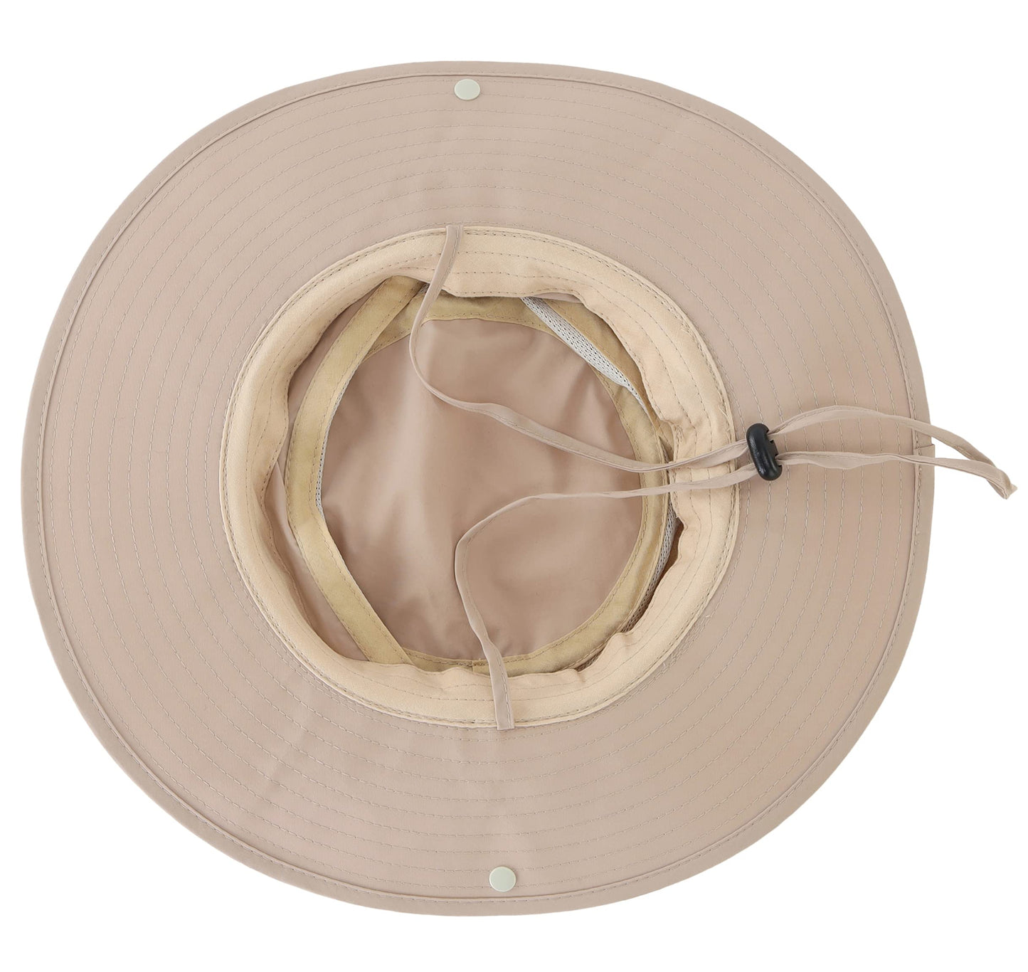 Connectyle Outdoor Mesh Sun Hat Wide Brim Sun Protection Hat Summer Fishing Hunting Hiking Gardenig Hat Light Khaki