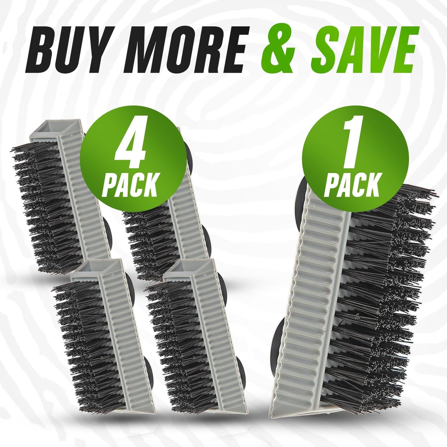 Grip Clean - Heavy Duty Nail Brush for Cleaning Fingernails - Nail Cleaning Scrub Brush for Men & Women - Mechanic Brush. Nail Brush Cleaner for Hands & Under Nails. Stiff Bristle Brush