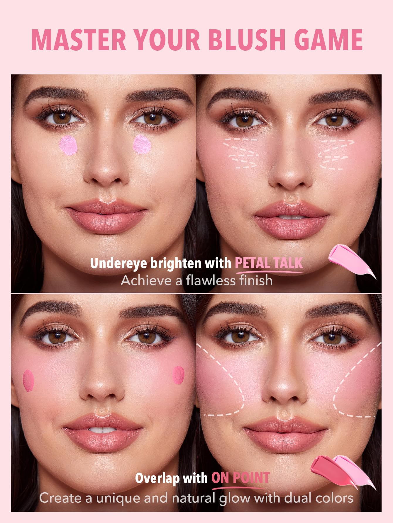 SHEGLAM Color Bloom Liquid Blush Makeup for Cheeks Matte Finish - On Point