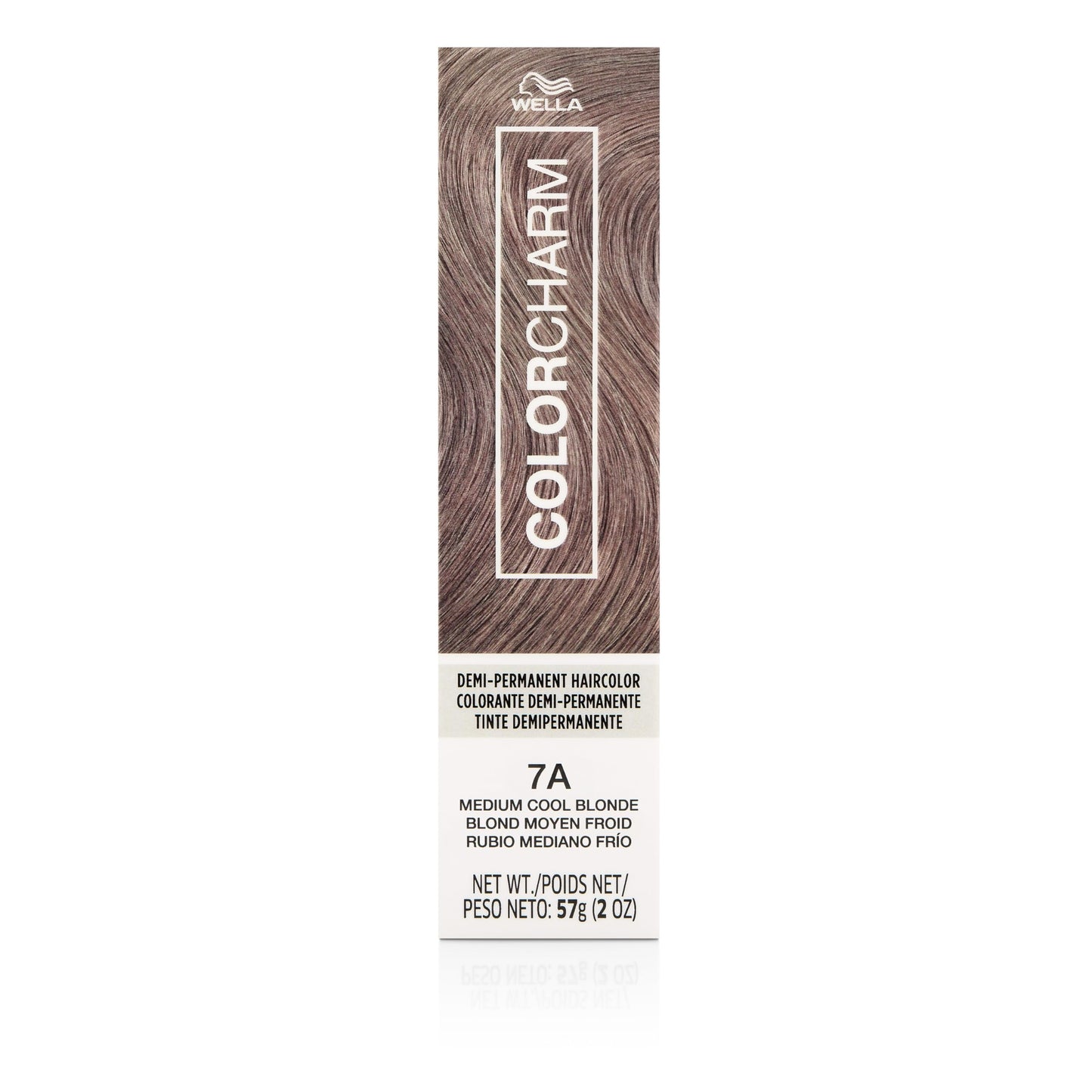 COLORCHARM Demi Permanent Hair Color 7A Medium Cool Blonde Gloss, Refresh & Tone 2 Fl Oz