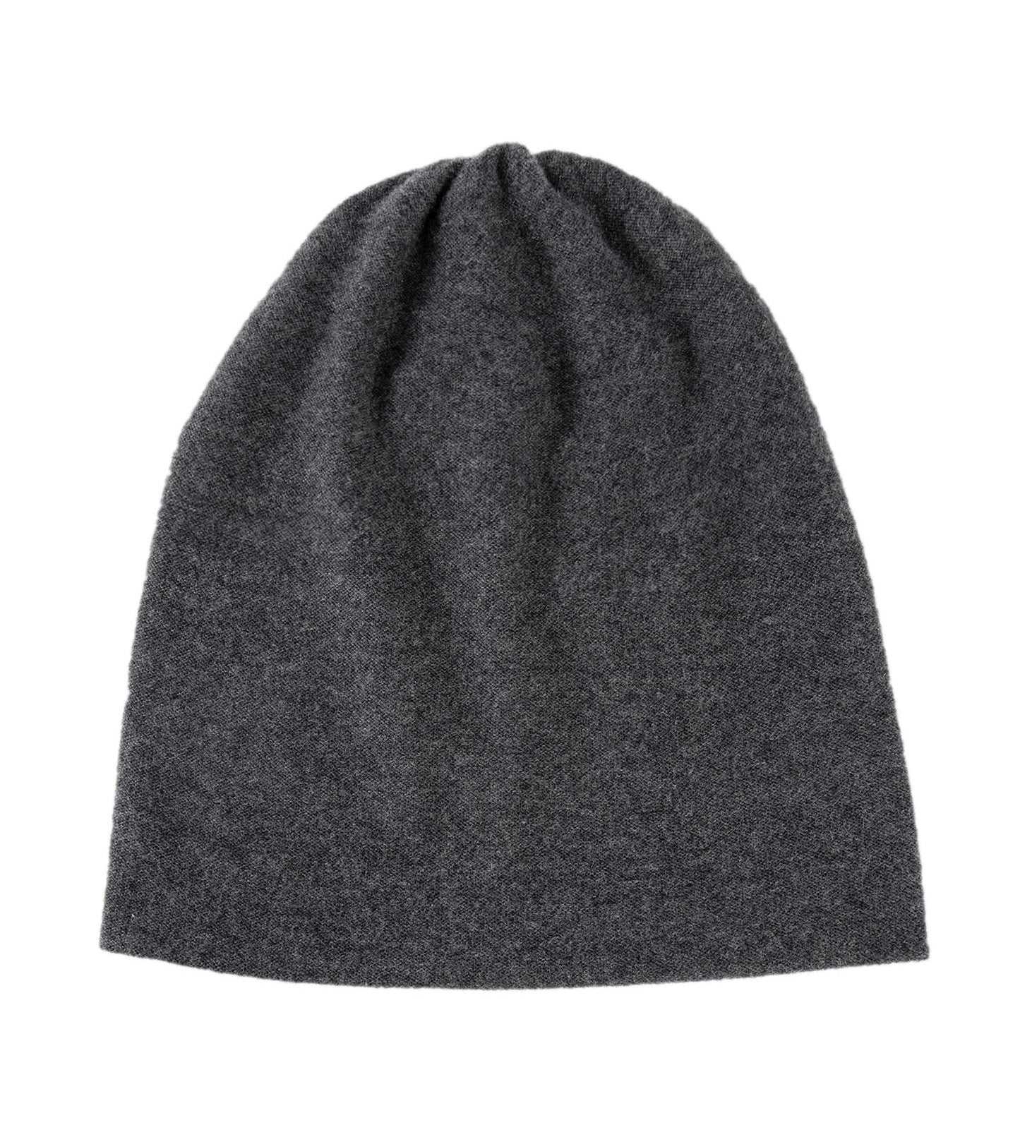 Villand 100% Merino Wool Beanie Hat for Women and Men with Gift Bag, Double-Layered Wool Hat, Knitted Ski Cap for Winter (Dark Gray)