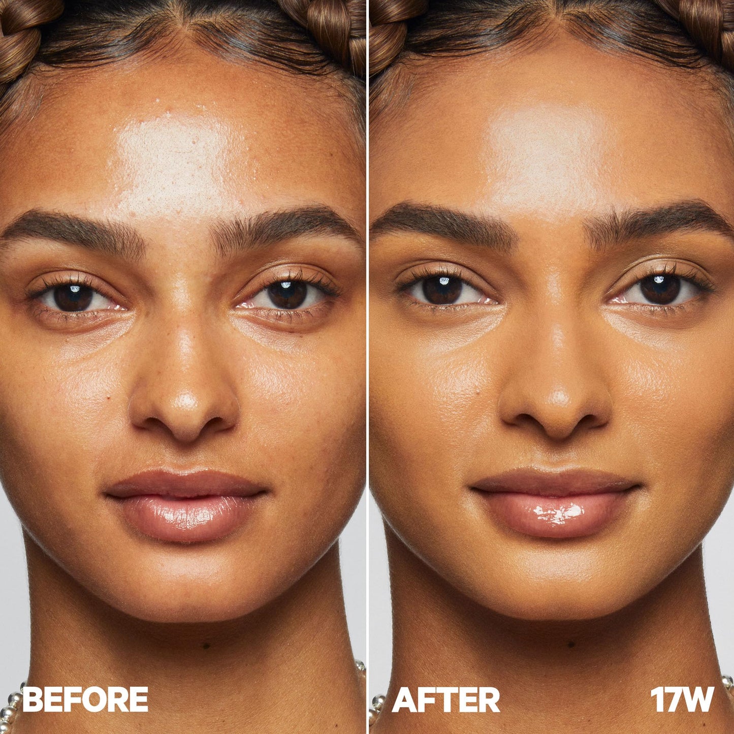 Milk Makeup Future Fluid All Over Cream Concealer, 17W (Medium Tan with Warm Undertones) - 0.28 fl oz - Medium-to-Full Coverage - Up to 12-Hour Wear - Crease-Proof Finish - Vegan, Cruelty Free