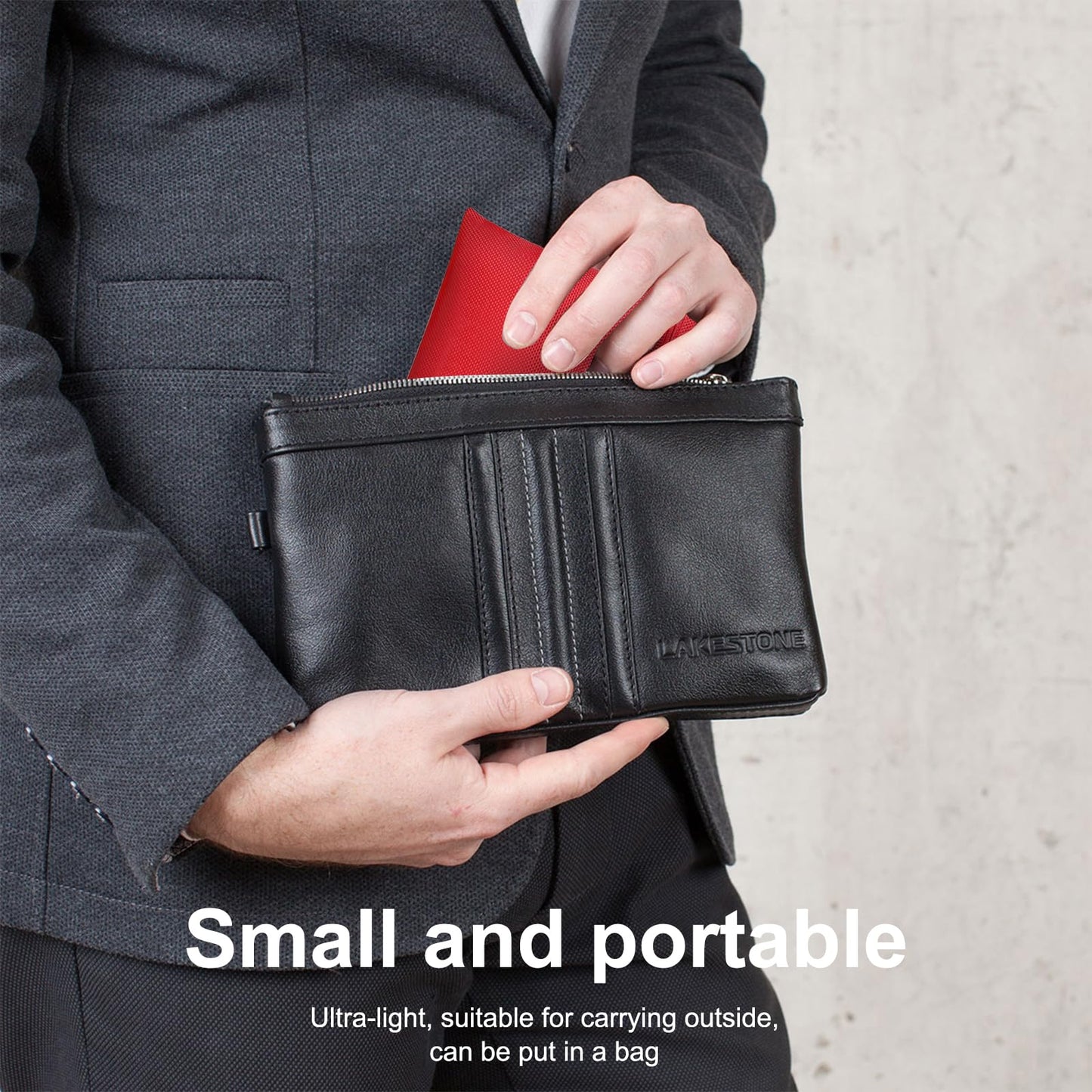 BAGAKE 12-Inch Medicine Lock Box - Keyed Security for Home & Outdoor Use | Lockable Storage Box Durable Aluminum Design | Fits Family Essentials 11.2'' x 7.6'' x 7.6'' Blue