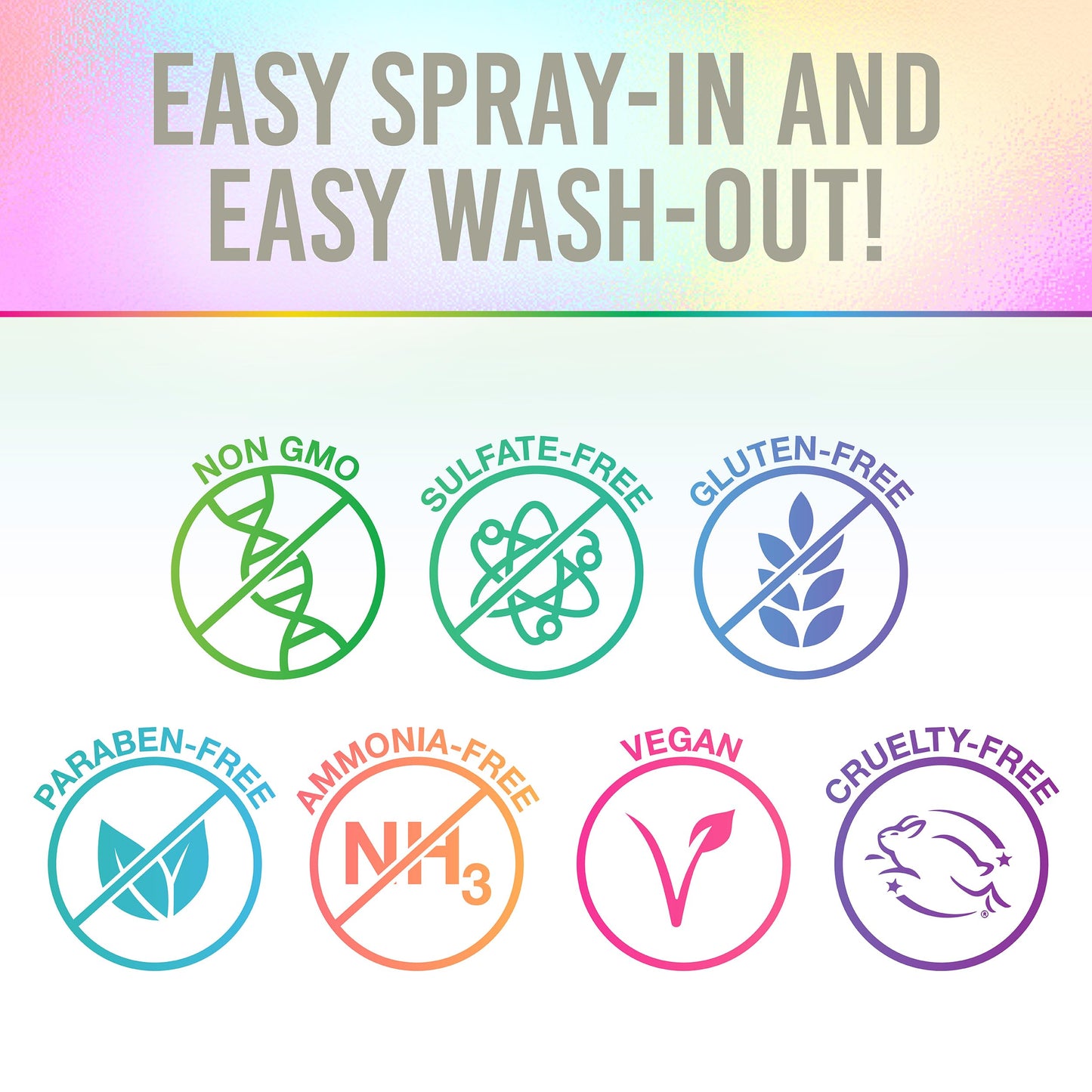 Punky Temporary Hair and Body Glitter Color Spray, Travel Spray, Lightweight, Adds Sparkly Shimmery Glow, Perfect to use On Hair, Skin, or Clothing, 3.5 oz - Silver