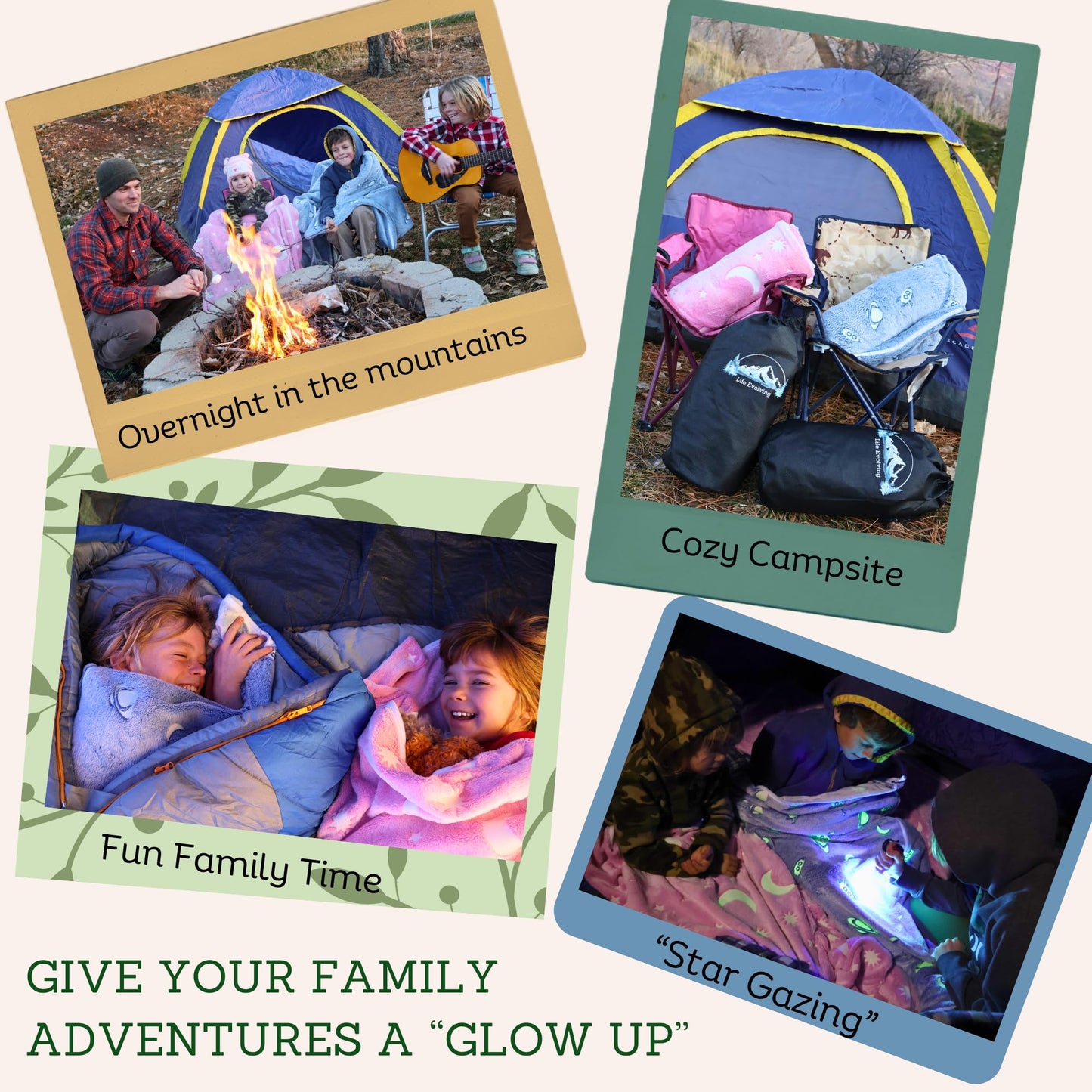 Fleece Sleeping Bag Liner Cold Weather-Glow In The Dark with UV Flashlight-Camping sleeping bag Liner for Cold Weather Sleeping Bag-Travel Sleeping Bag -Compact Sleeping Bag Or Ultralight Sleeping Bag