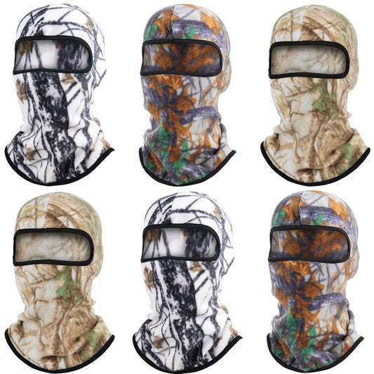 Fleece Balaclava Ski Mask,Winter Face Mask,Thermal Warm Face Cover,Winter Hood for Men and Women (US, Alpha, One Size, Camouflage)