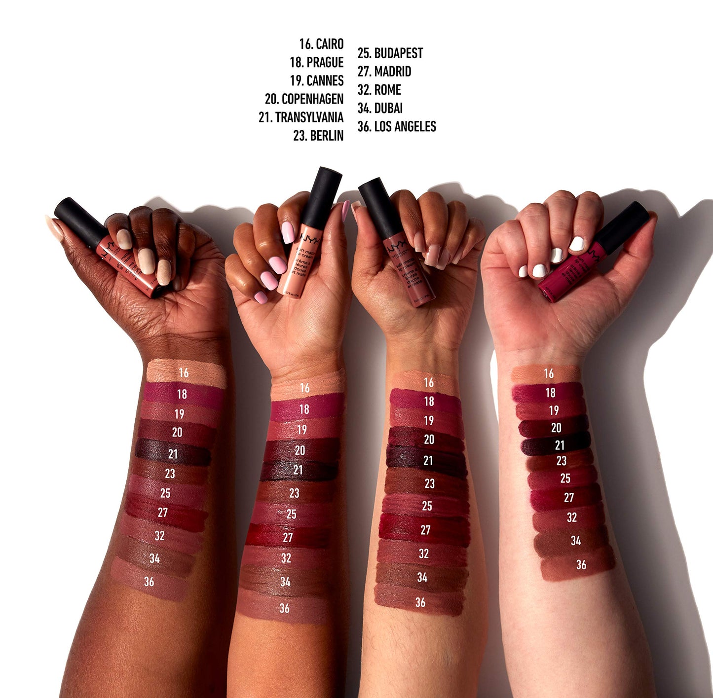 NYX PROFESSIONAL MAKEUP Soft Matte Lip Cream, Lightweight Liquid Lipstick - Cairo (Matte Pure Nude)