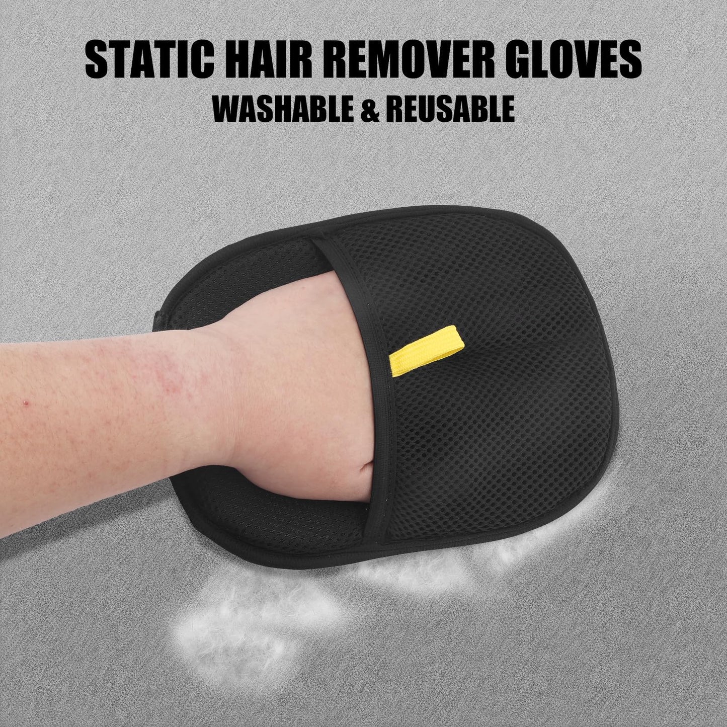 Double-Sided Pet Grooming Gloves, Cat Grooming Gloves Pet Grooming Gloves for Dogs Bathing Pet Hair Remover Gloves Versatile Pet Grooming Gloves for Dog & Cat Washing Deshedding Grooming