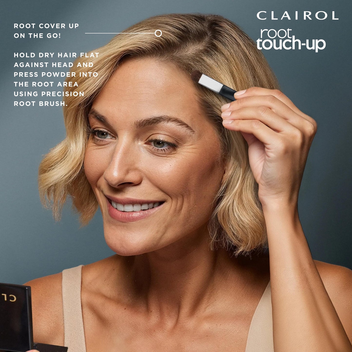 Clairol Root Touch-Up Temporary Concealing Powder, Black Hair Color, Pack of 3
