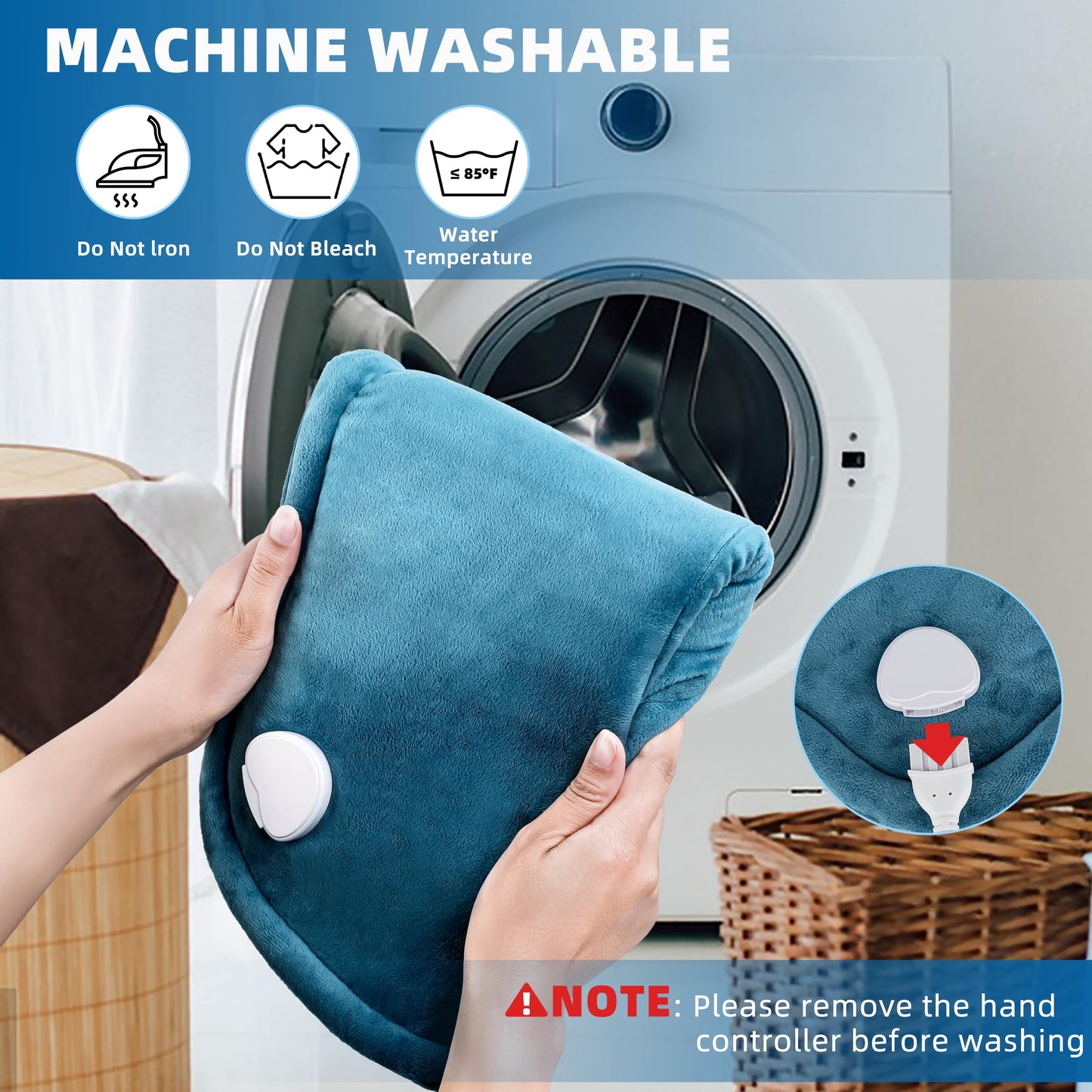 Heating Pad for Neck and Shoulders and Back Pain Relief Fathers Day Dad Gifts for Women Mom Men Dad 2lb Weighted Electric Neck Heating Pad Shoulder Heating Pads 6 Heat Settings 4 Timers Auto-Off