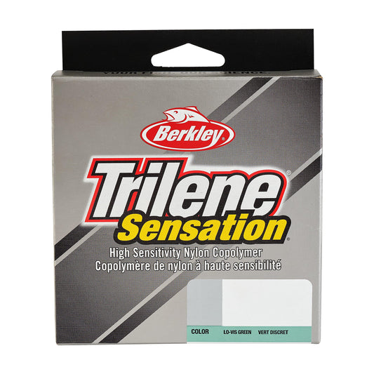 Berkley Trilene® Sensation, Low-Vis Green, 12lb | 5.4kg Monofilament Fishing Line, Suitable for Freshwater Environments