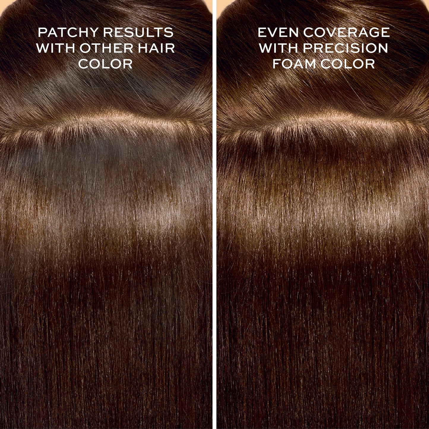 John Frieda Precision Foam Colour, Medium Chestnut Brown 5NBG, Full-coverage Hair Color Kit, Anti-Fade Gray Coverage, Deep Color Saturation Hair Dye, 1 Application