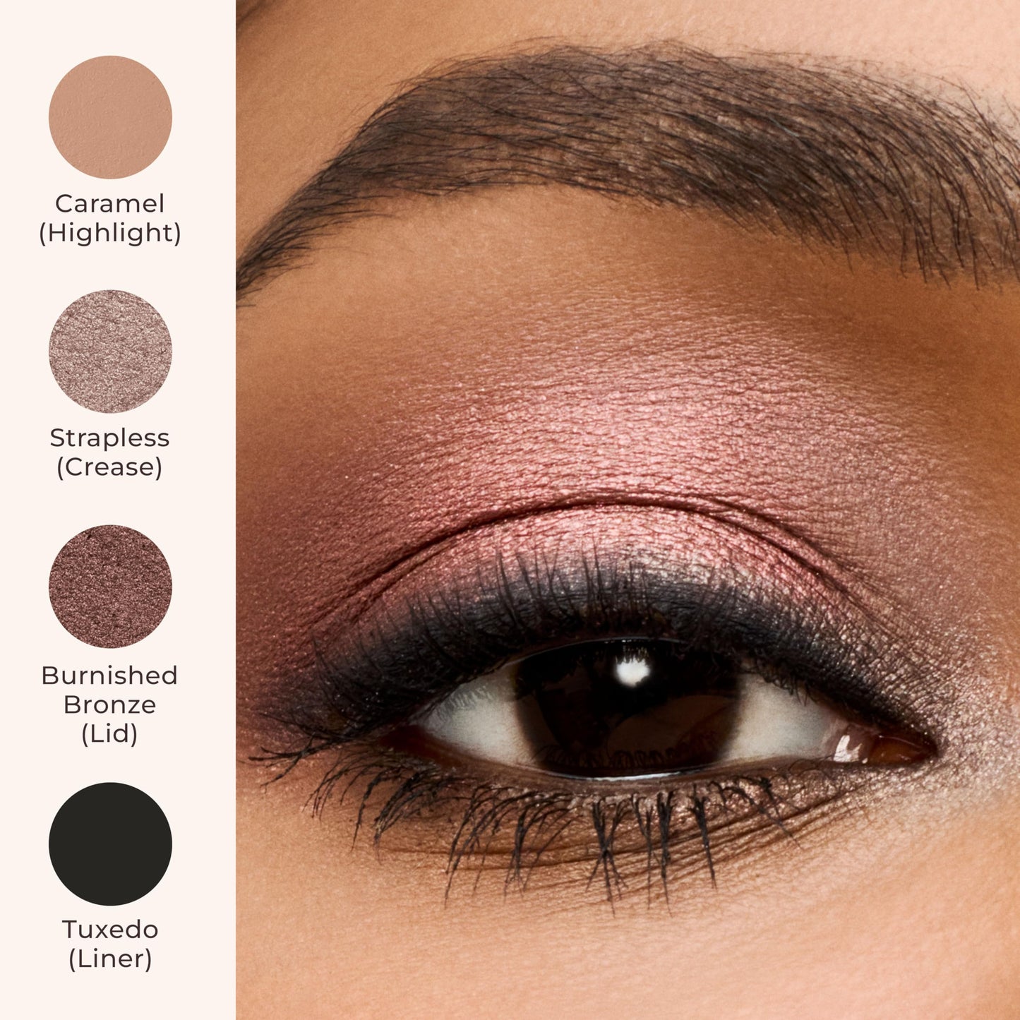 Laura Mercier Caviar Stick Cream Eyeshadow: Shimmer Finish, 24HR Wear, Long Lasting, Rich Color, Easily Blendable & Buildable, Waterproof, Hyaluronic Acid Infused, Burnished Bronze
