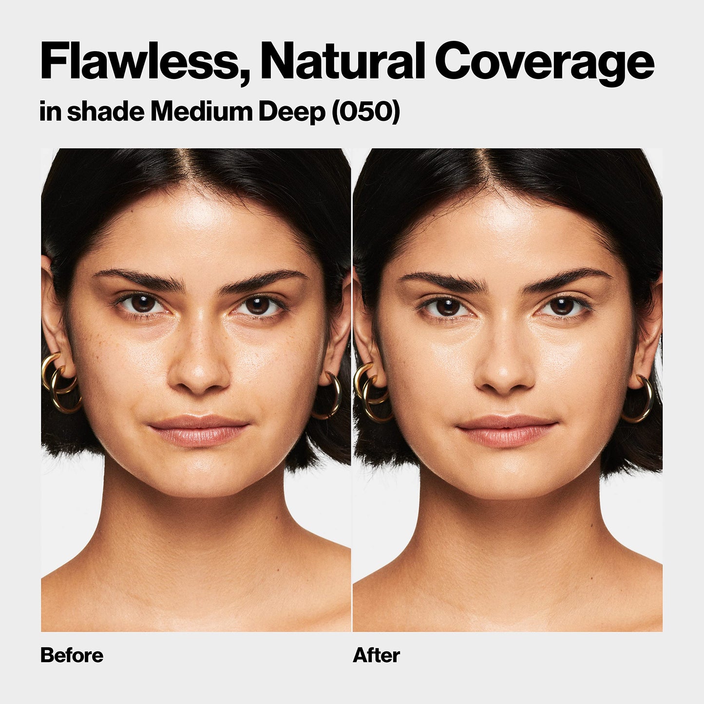 Revlon ColorStay Skin Awaken 5-in-1 Concealer, Lightweight, Creamy Longlasting Face Makeup with Caffeine & Vitamin C, For Imperfections, Dark Circles & Redness, 050 Medium Deep, 0.27 Fl Oz