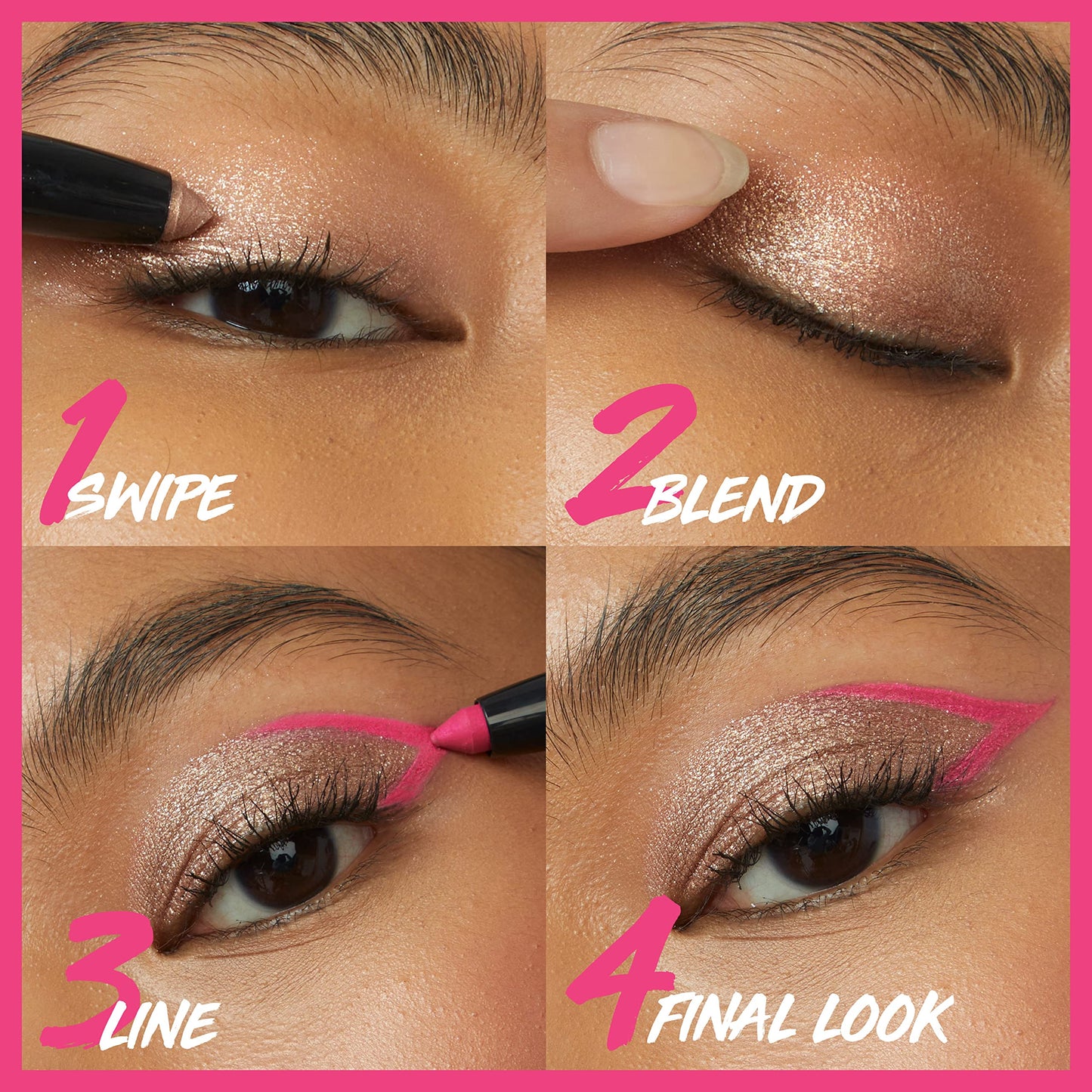 MAYBELLINE Color Tattoo Longwear Multi-Use Eye Shadow Stix, All-In-One Eye Makeup for Up to 24HR Wear, I am Unmatched (Matte White), 1 Count