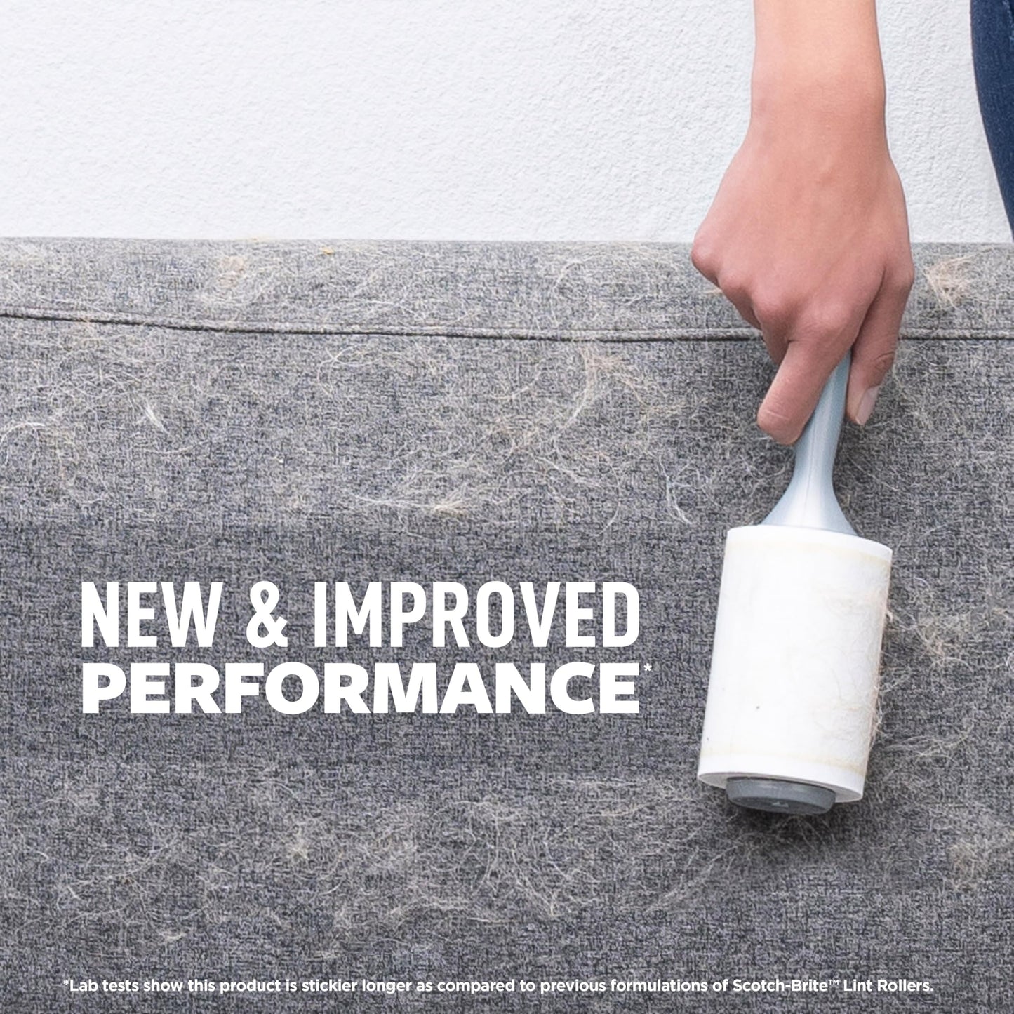 Scotch-Brite Pet Hair Pickup Extra Sticky Lint Roller, Designed for Removing Fur + Fluff on Couches, Clothes, Dog and Cat Beds, & More, 2 Pack, 140 Easy-Tear Adhesive Sheets Total