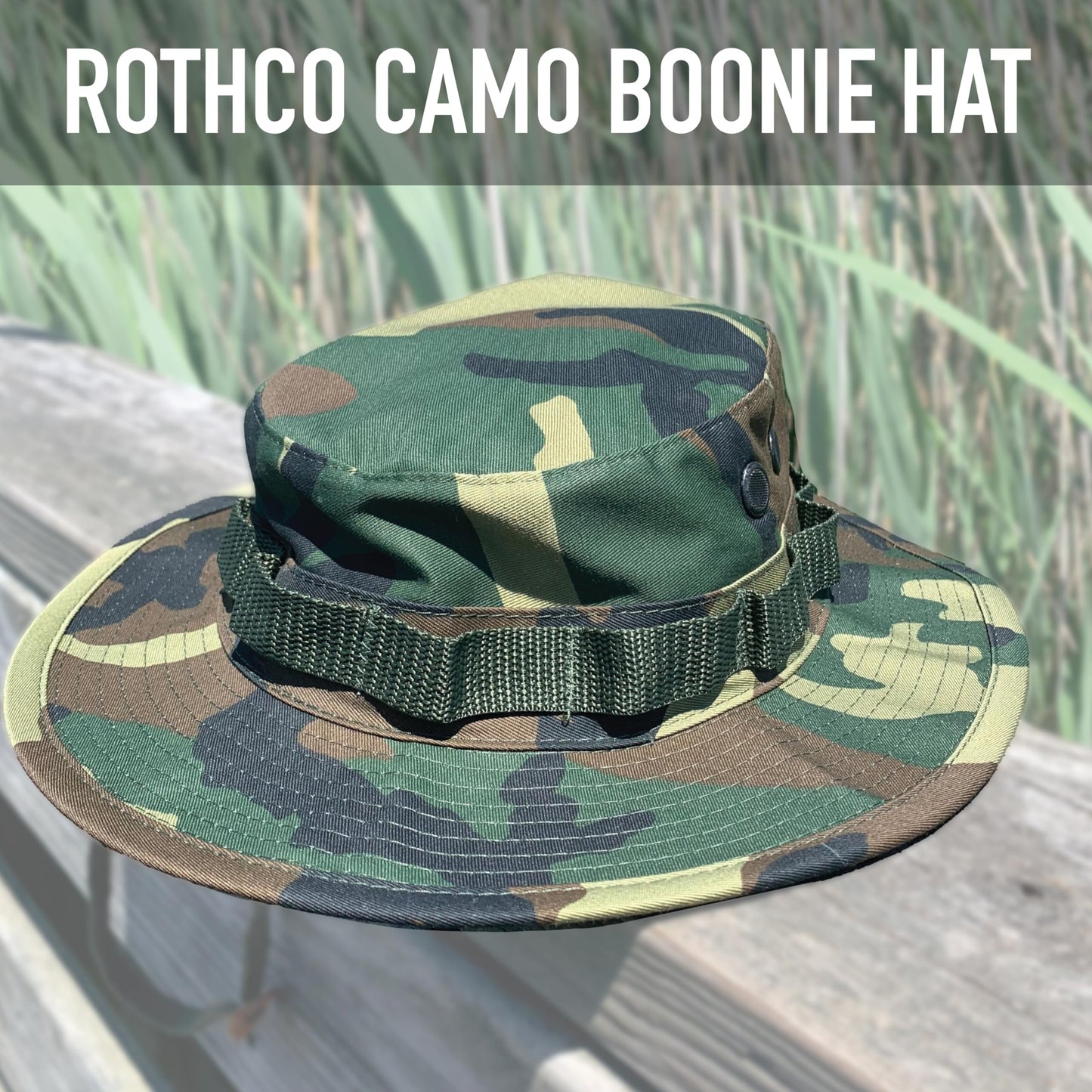 Rothco Camo Boonie Hat - Ultimate Sun Defense for Outdoor Adventures - Midnight Blue Camo – 7