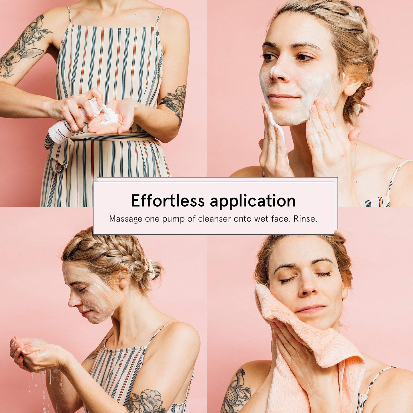 grace & stella Foaming Facial Cleanser (150ml) - Sensitive Skin Face Wash - Vegan - Limpiador - Hydrating Cleanser - Face Wash Sensitive Skin - For Dry Skin