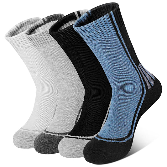Moonlight Manor 4 Paris socks for men,wool crew socks for men,Hiking Socks, Winter Cozy Warm Breathable Merino Wool socks