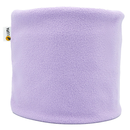 Lupa Kids Handmade Double-Layer Fleece Neck Warmer - Kids Neck Warmer for Boys & Girls - Fleece Neck Gaiter for Winter (Lavender, Small (2-6))