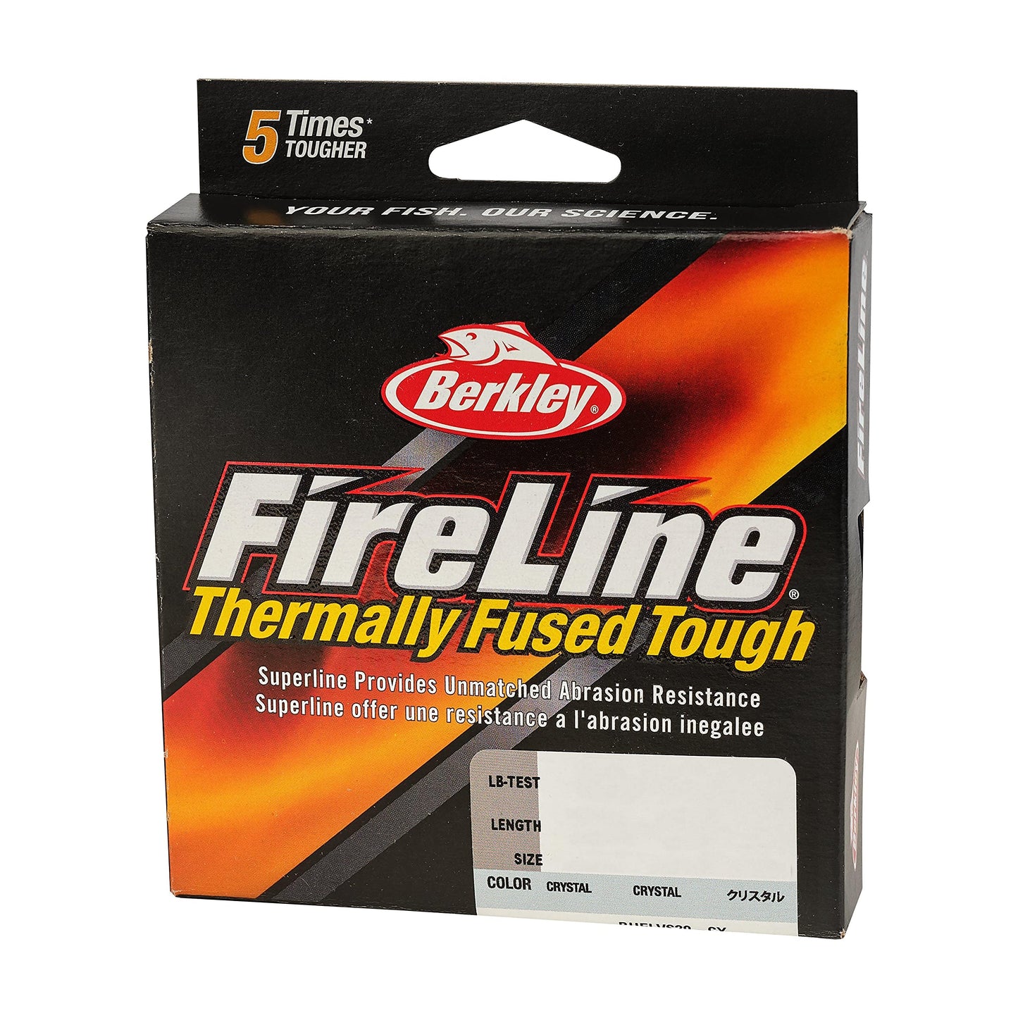 Berkley FireLine® Superline, Crystal, 4lb | 1.8kg, 125yd | 114m Fishing Line, Suitable for Freshwater Environments