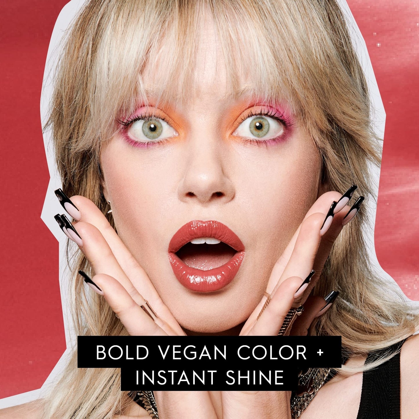 Urban Decay Vice Lip Bond Glossy Longwear Liquid Lipstick (PDA - Medium Brick Red), Transfer-proof, Smudge-proof, Up to 16HR Wear, Vegan, Cruelty-free - 0.14 fl oz