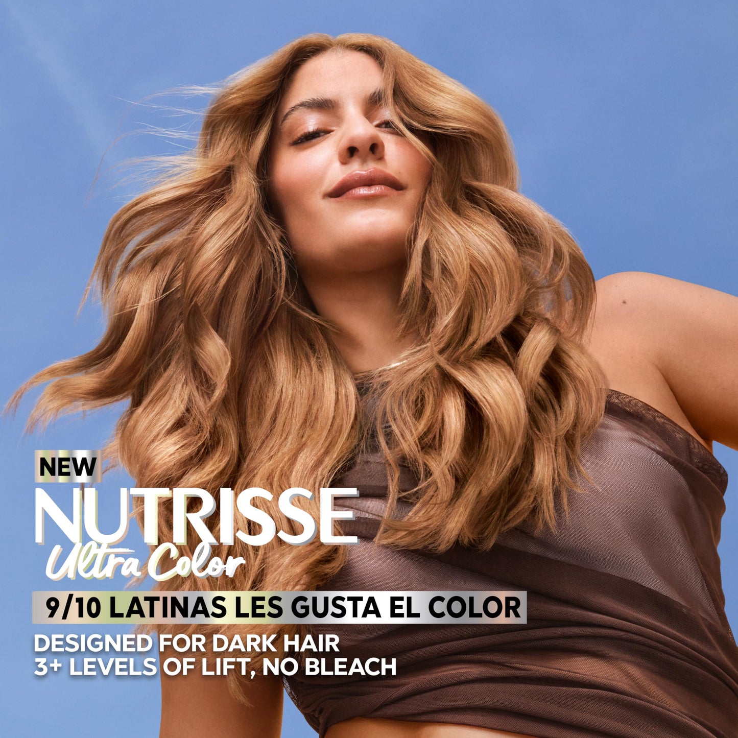 Garnier Nutrisse Ultra Color Nourishing Bold Permanent Hair Color Creme, LC2 Hi-Lift Dark Blonde (Coconut Flan), Pack of 2, Hair Dye Kit for 8 Weeks of Bold Hair Color Even on Dark Bases