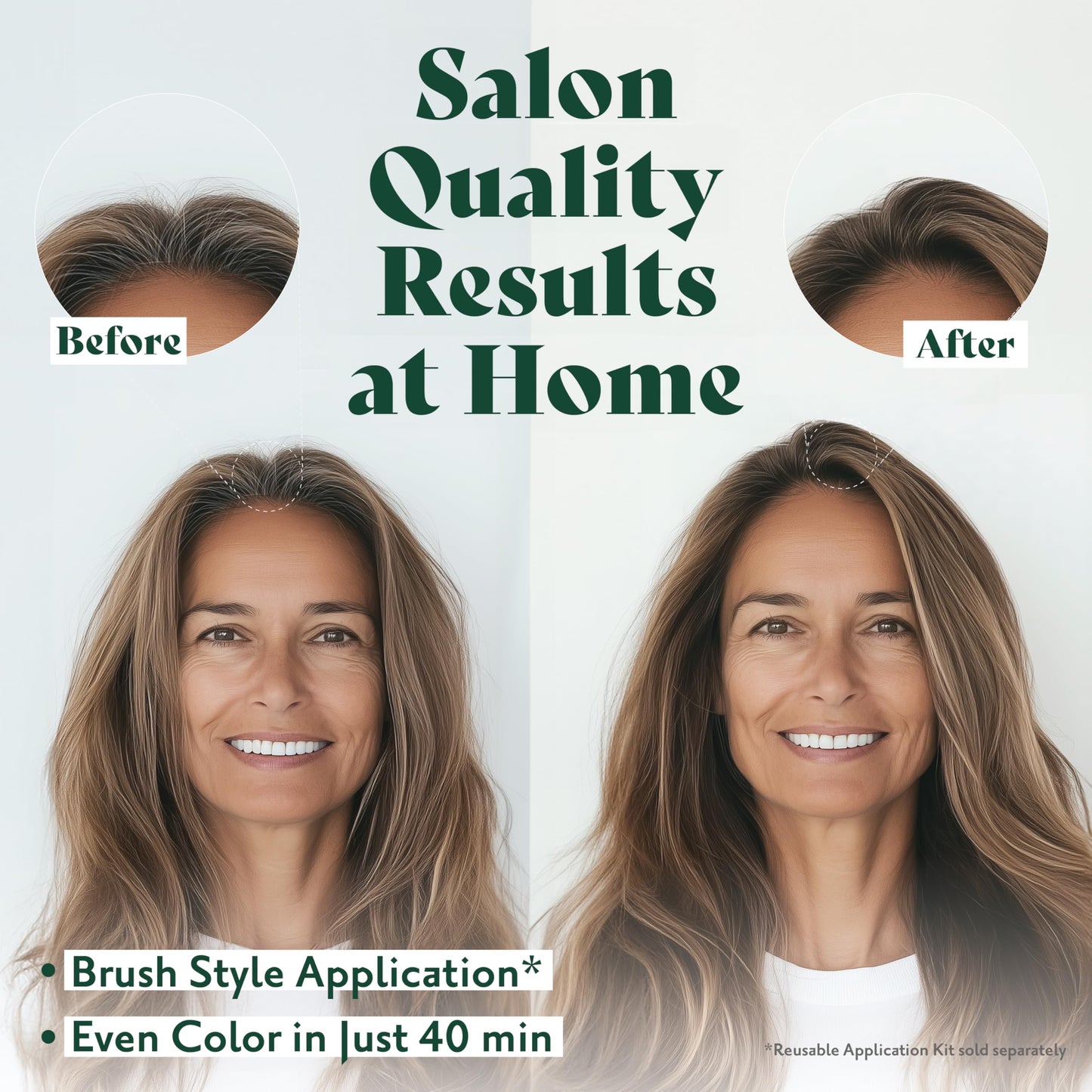 Herbatint Permanent Hair Dye For Women - 7D Golden Blonde - For Up To 100% Gray Coverage of Resistant Gray Hair - Ammonia-Free, Alcohol-Free & Vegan - Salon Influenced Hair Color 5.75 fl oz