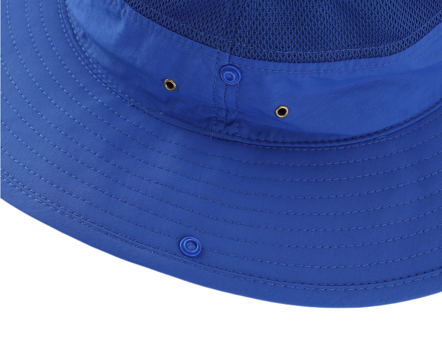 Connectyle Outdoor Mesh Sun Hat Wide Brim UV Sun Protection Hat Fishing Hiking Hat (Royal Blue)