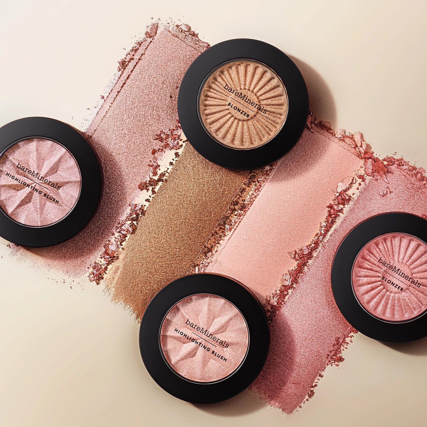 bareMinerals Gen Nude Highlighting Blush, 2-in-1 Blush + Highlighter Hybrid, Silky Blendable Makeup, All-Day Wear, Talc Free, Vegan