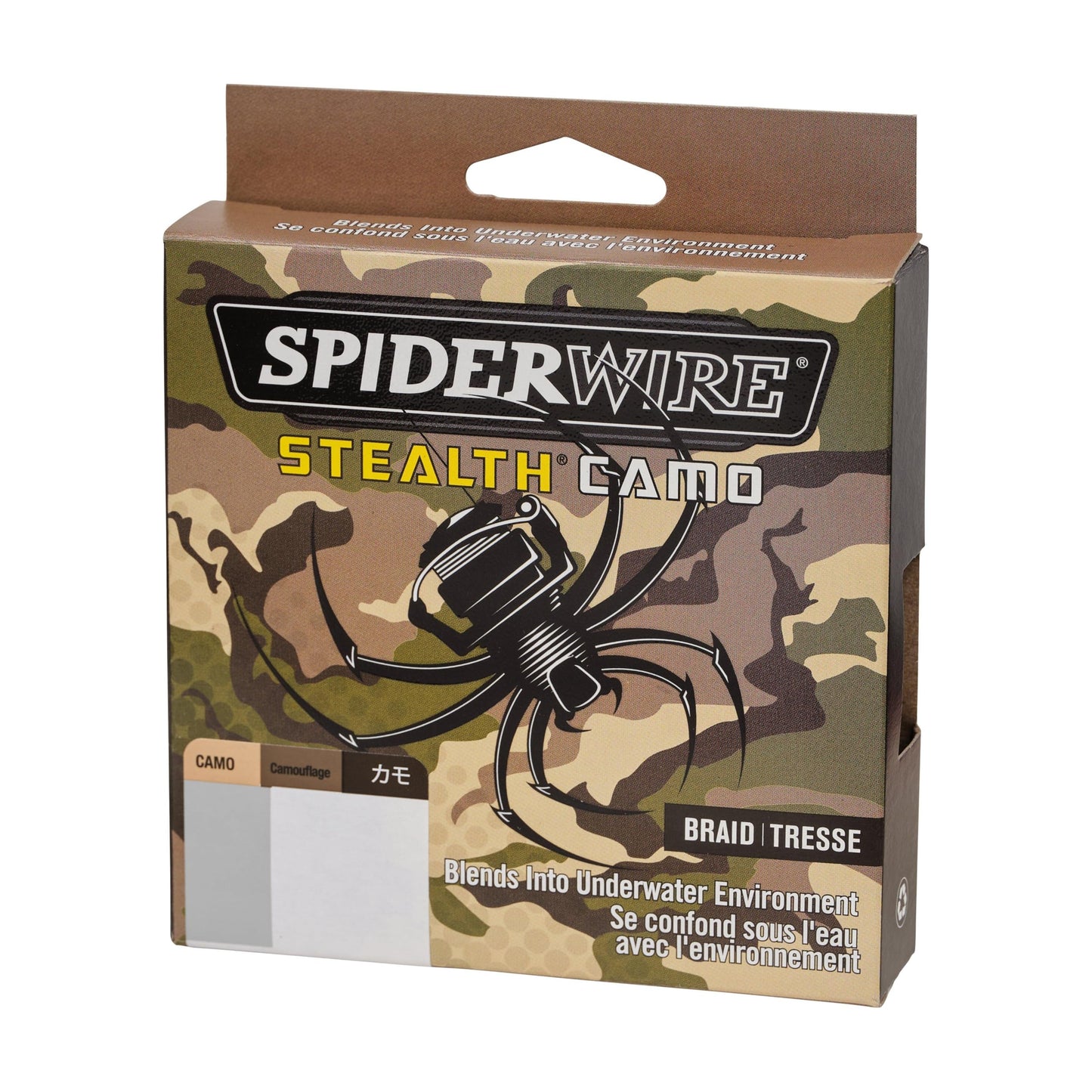 Spiderwire Berkley ProSpec® Chrome 100% Fluoro Leader, Camo, 15lb | 6.8kg, 125yd | 114m Fishing Line, Suitable for Saltwater Environments