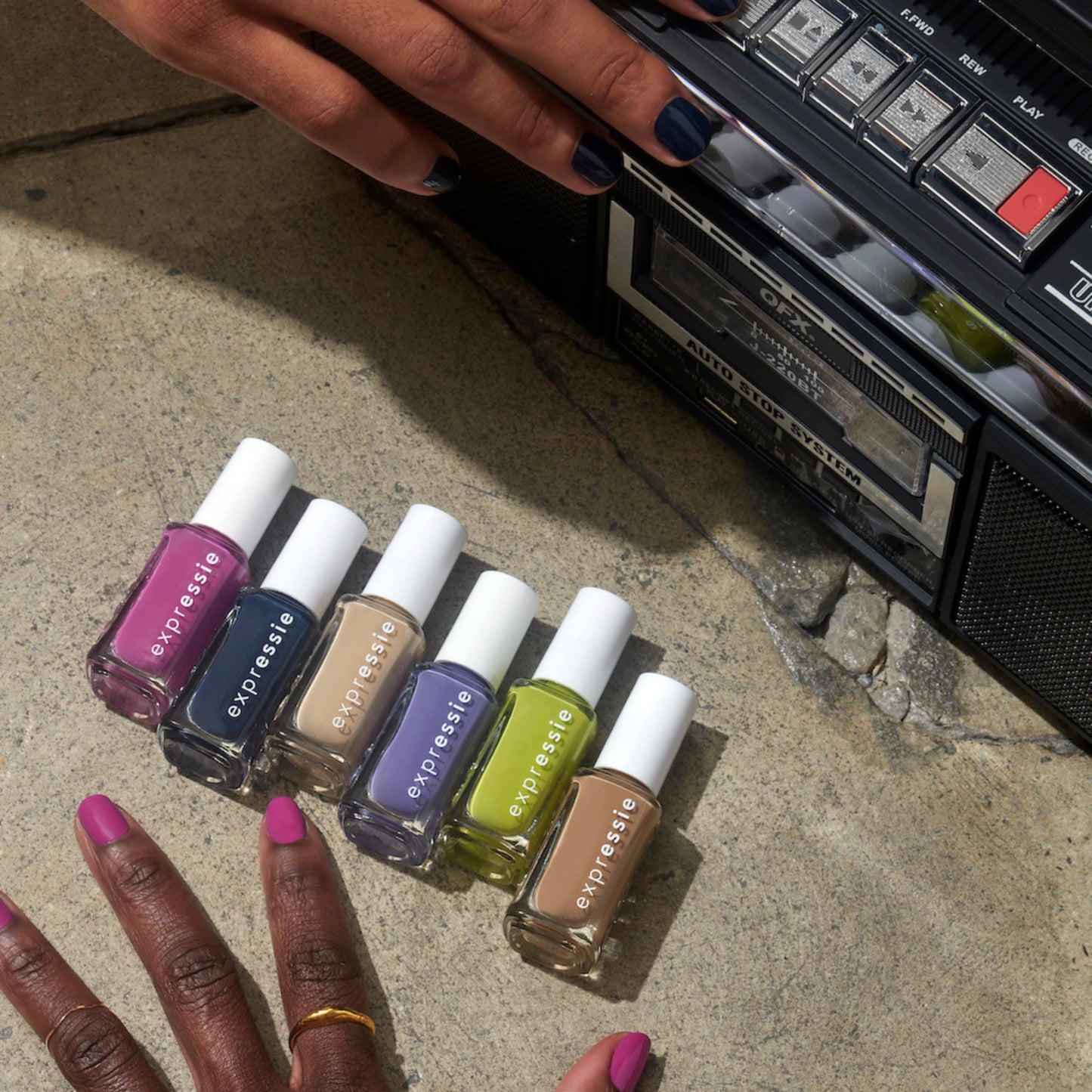 essie Expressie Nail Polish, Quick-Dry Neutral Nail Polish, Power Moves, Vegan, Take A Breakdance, 0.33 fl oz