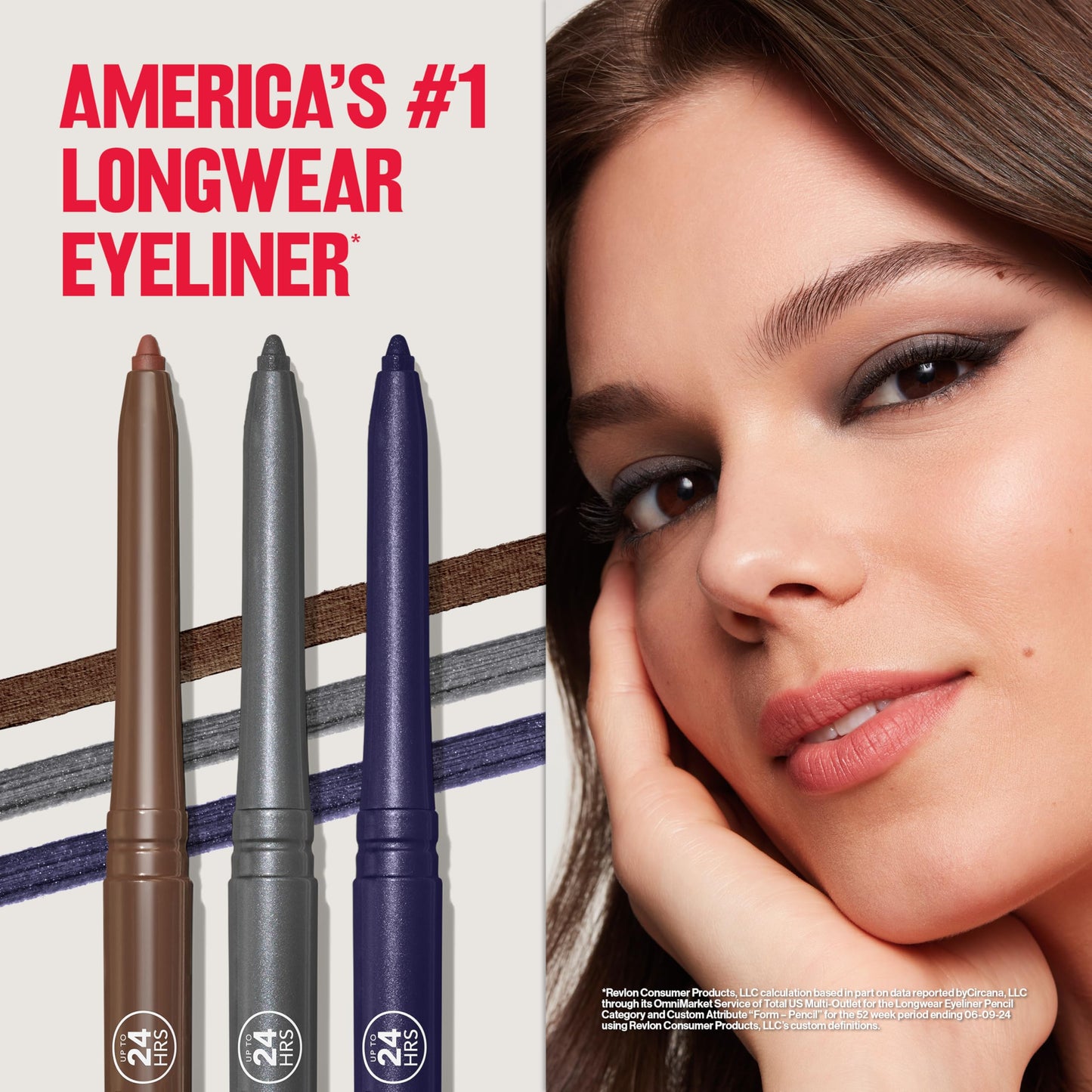 Revlon ColorStay Pencil Eyeliner with Built-in Sharpener, Waterproof, Smudgeproof, Longwearing Eye Makeup with Ultra-Fine Tip, Black Violet, 0.028 oz