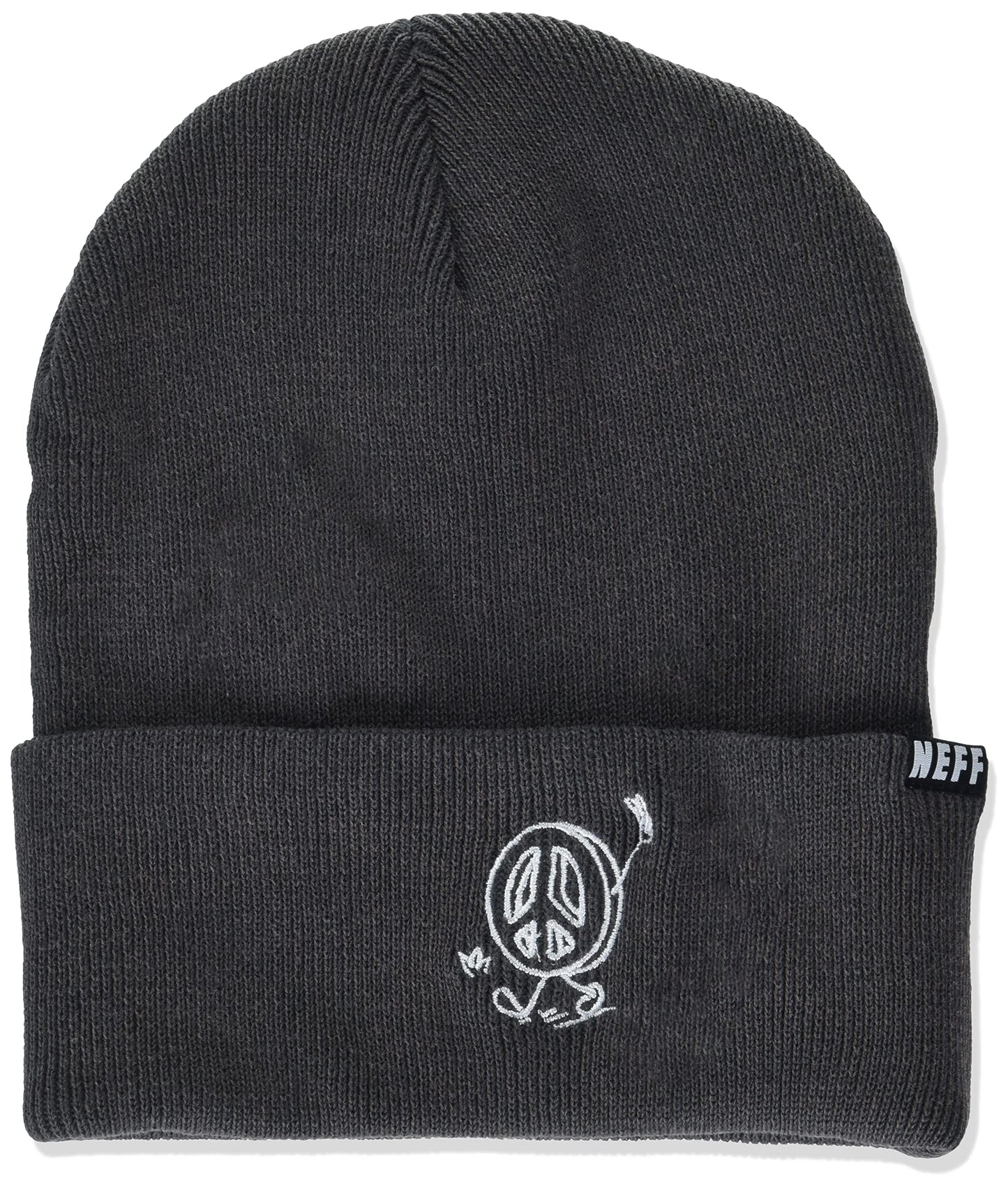 Neff Men's Cozy, Colorful, Fun Beanie Hat for Cold Weather, Black Pigment, One Size