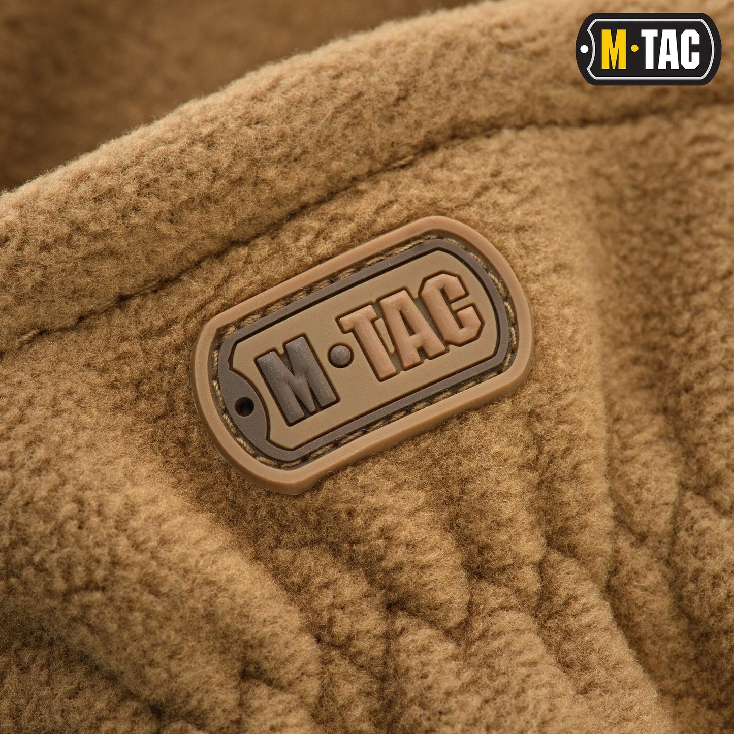 M-Tac Fleece Thinsulate Winter Gloves - Touchscreen Fingers and Anti Skid Palm - Windproof Insulated Warm Gloves for Men (Coyote Brown, XL)