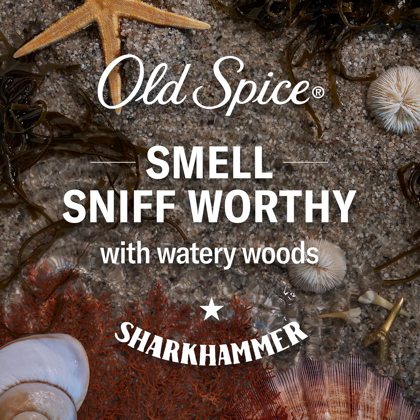 Old Spice Antiperspirant Deodorant for Men, Sharkhammer Scent, 24/7 Lasting Scent, Mens Antiperspirant, 2.6 oz (Pack of 6)