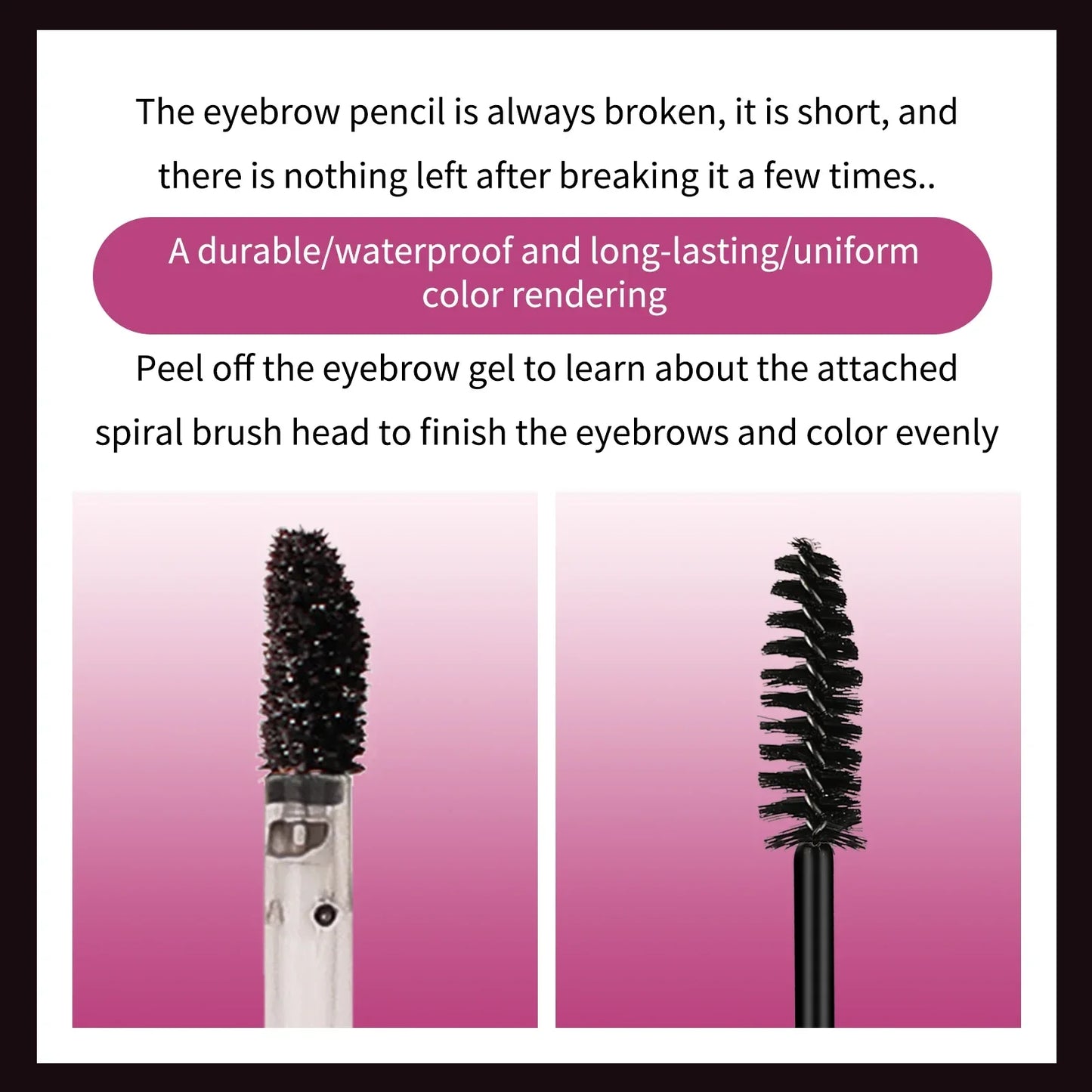 Waterproof Eyebrow Tint Gel Kit