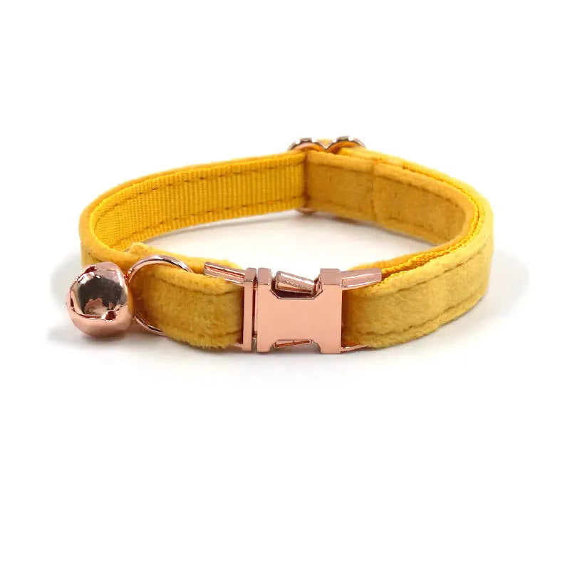 Personalized Velvet Cat Collar