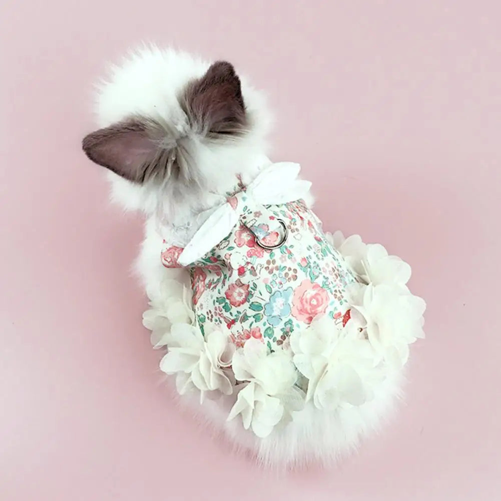 Cotton Rabbit Dress Leash Set