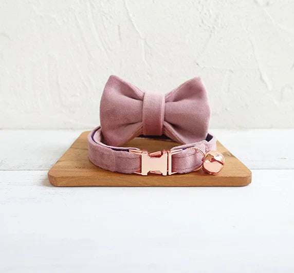 Personalized Velvet Cat Collar