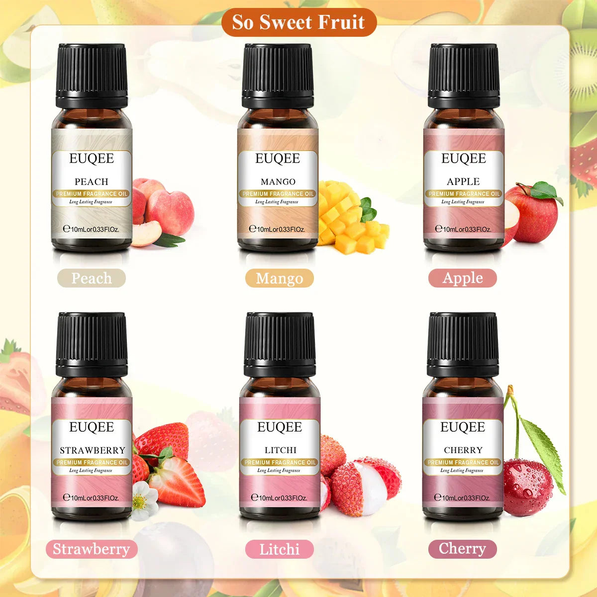 Unisex EUQEE 6pcs Fragrance Oil Gift Set
