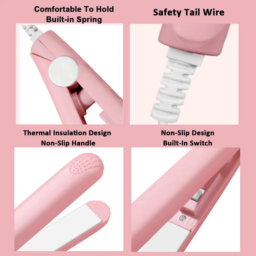 Pink Ceramic Hair Straightener