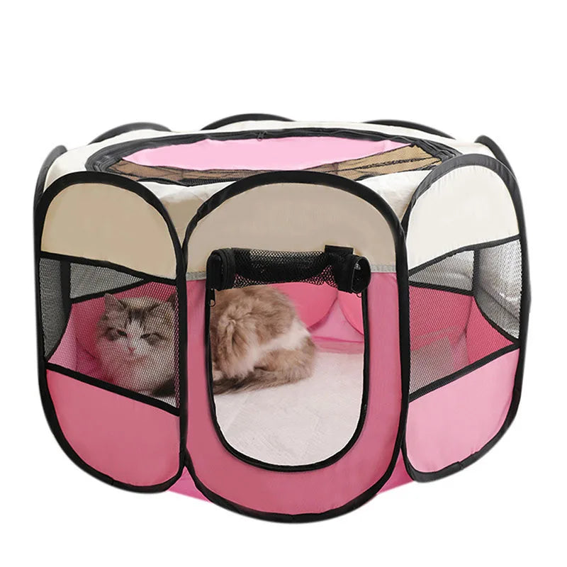 Pet Cage  Foldable Octagonal